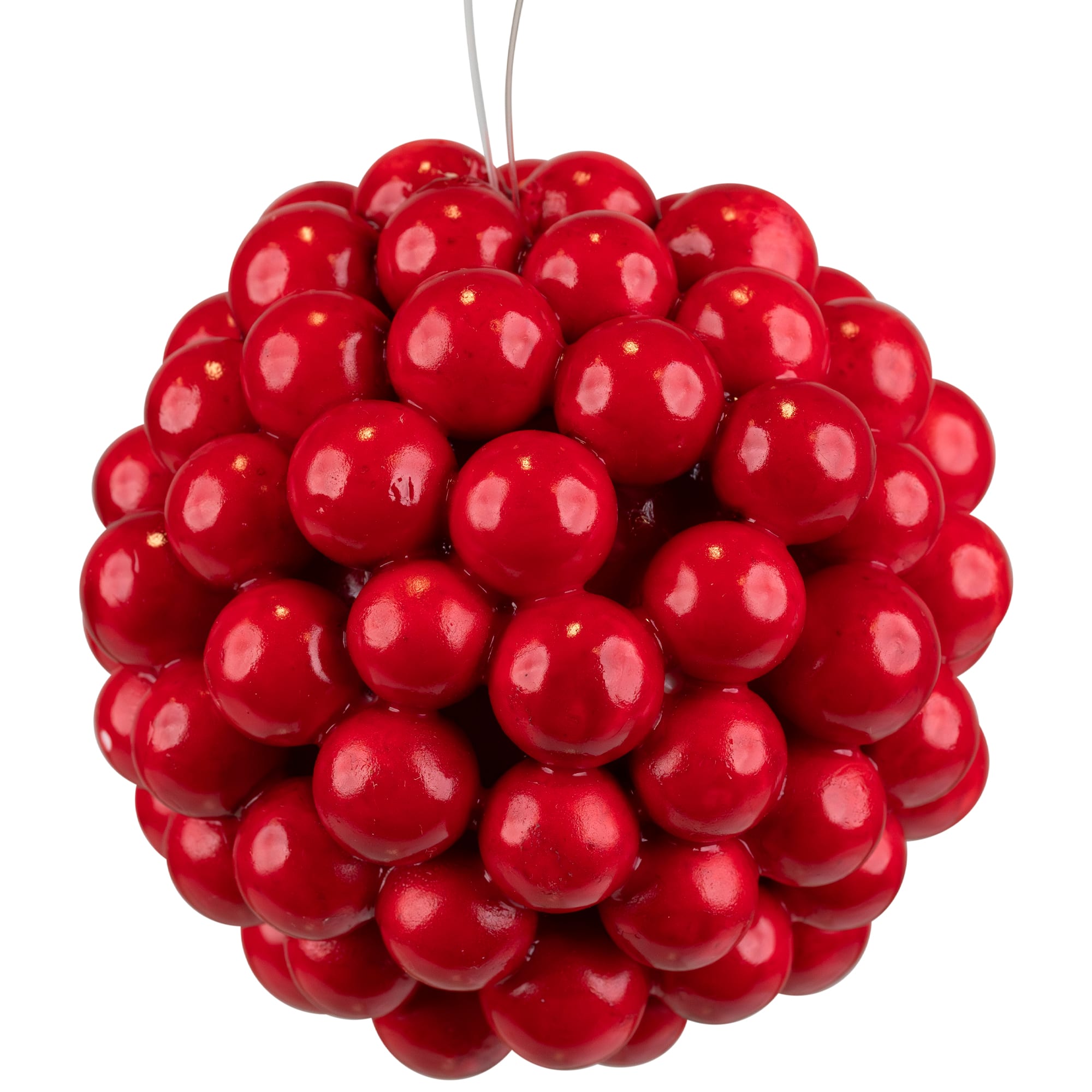 3.25&#x22; Red Berries Christmas Ball Ornament