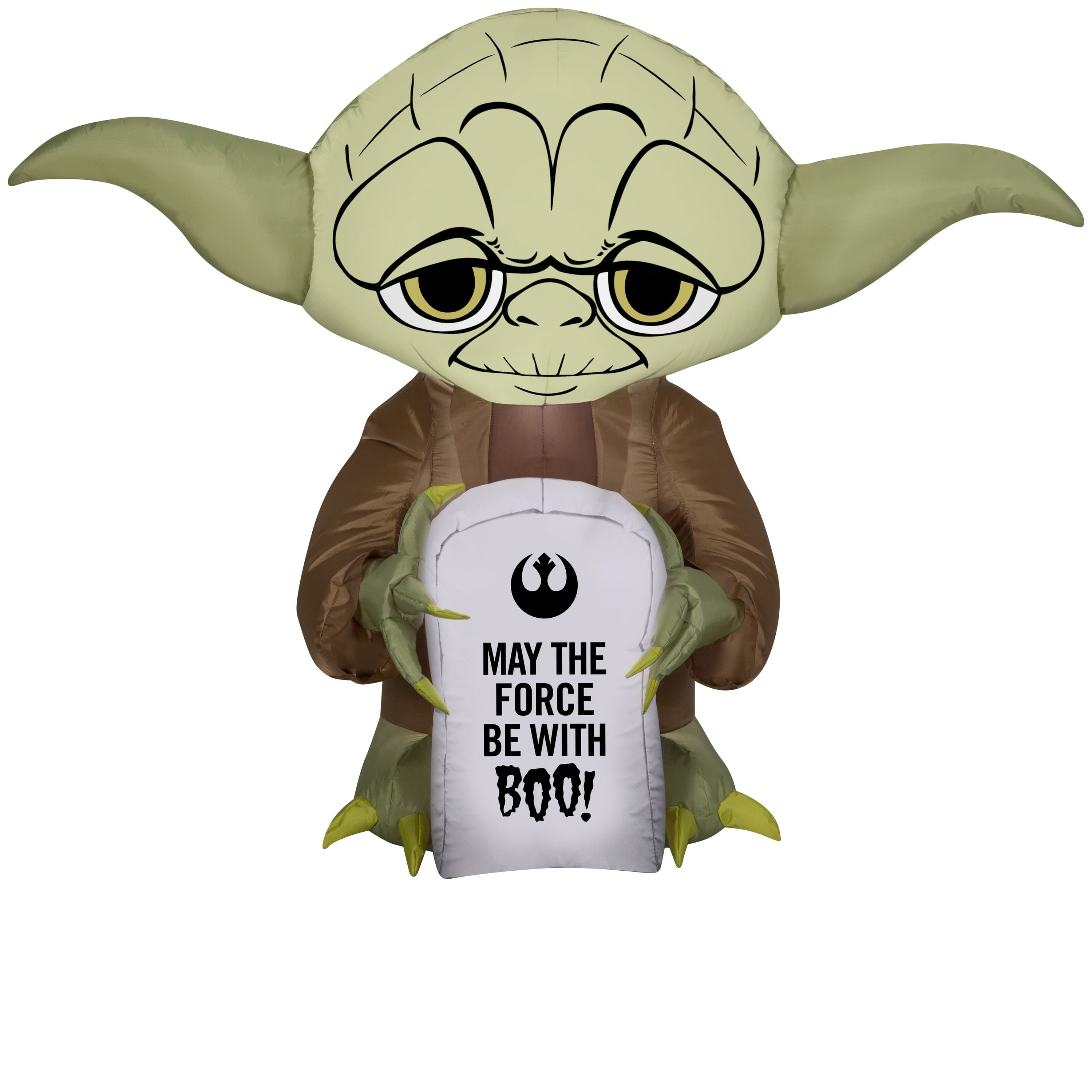 3ft. Airblown&#xAE; Inflatable Star Wars Stylized Yoda with Tombstone