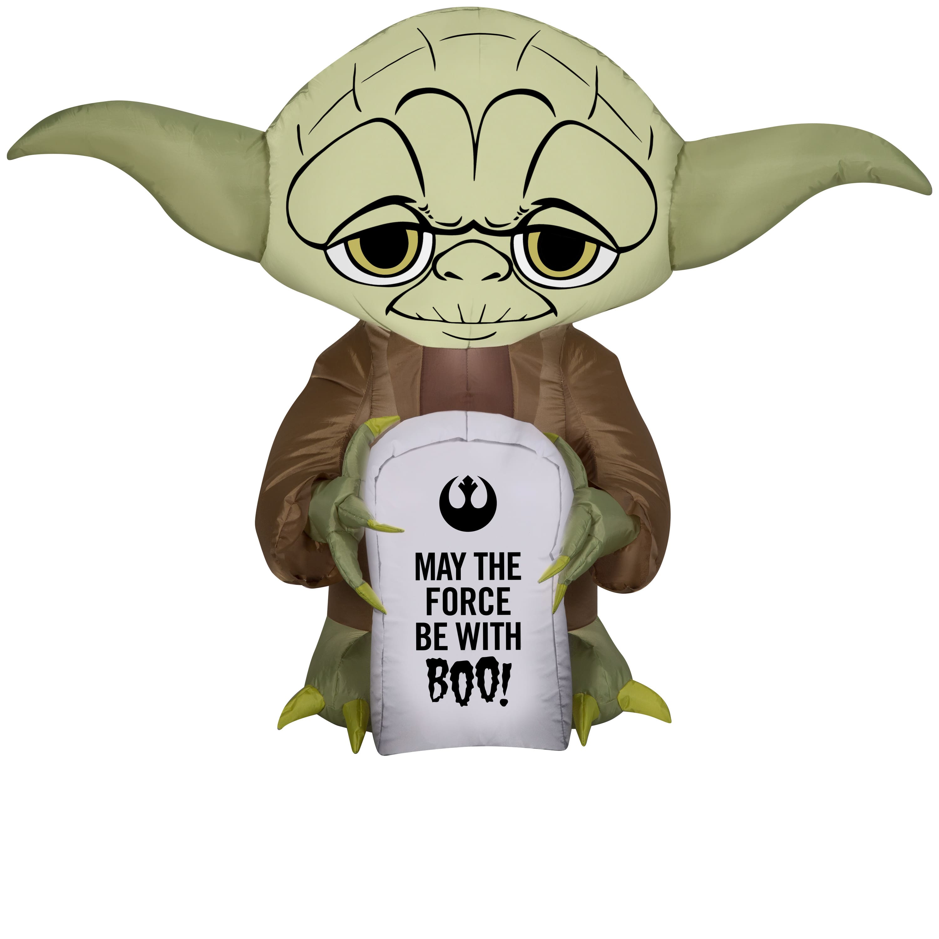3ft. Airblown® Inflatable Star Wars Stylized Yoda with Tombstone