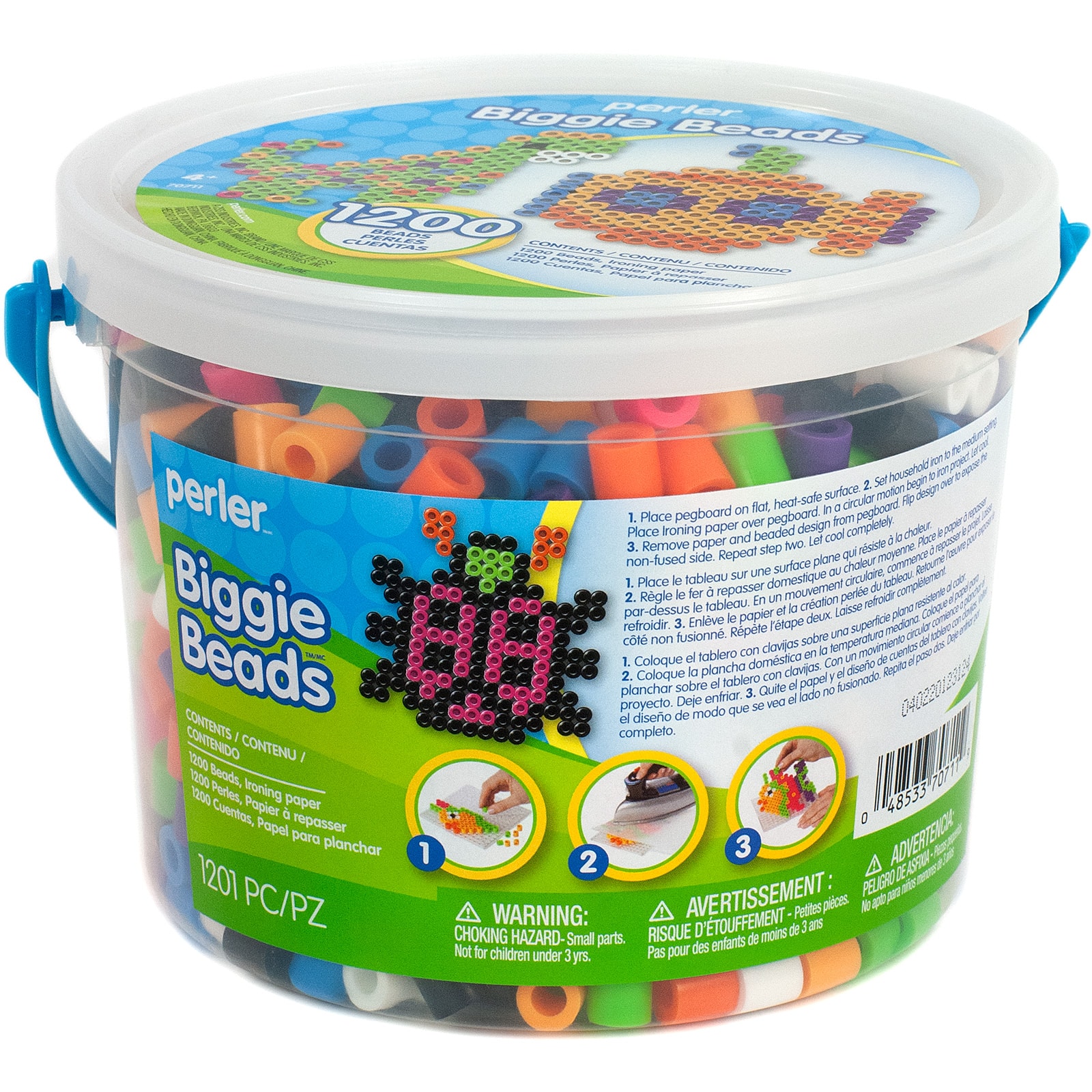 Perler Biggie Beads Bucket Kit Michaels perler-biggie-beads-bucket-kit-michaels