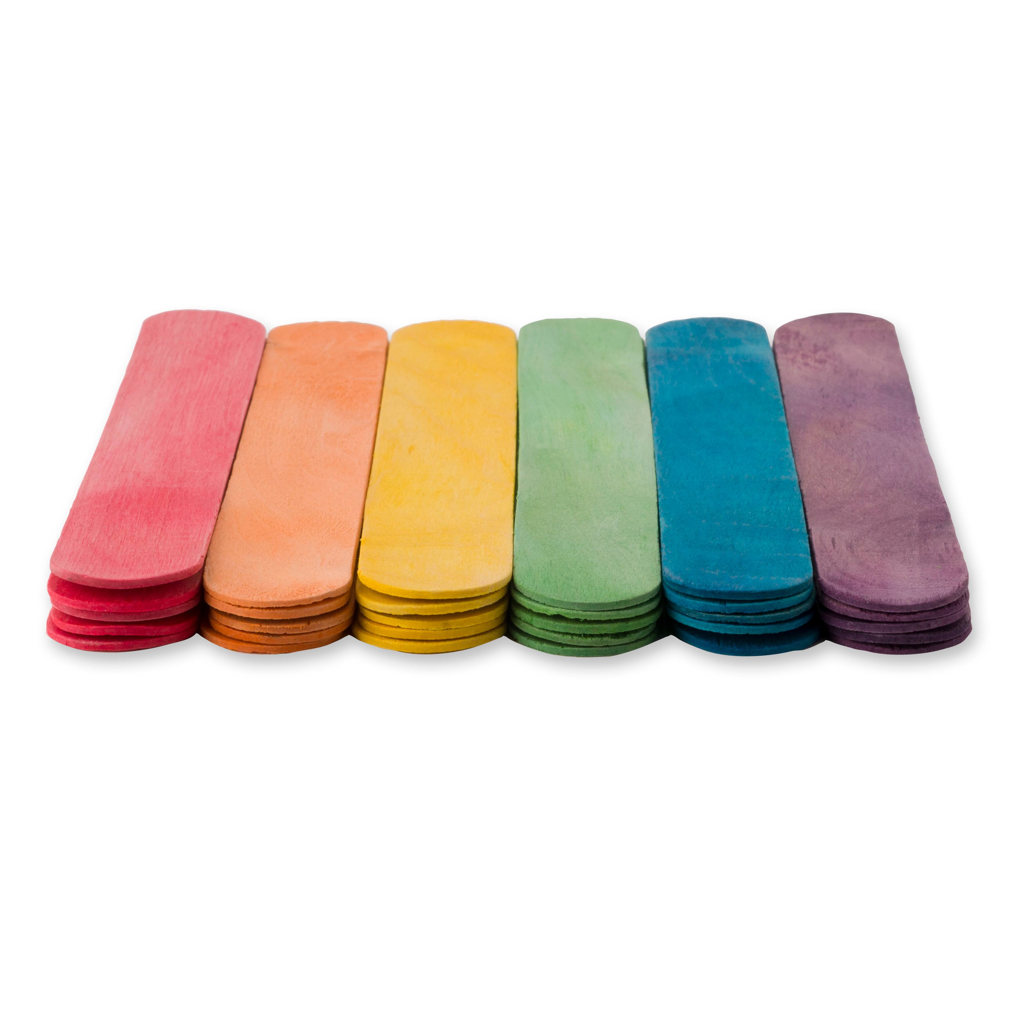 12 Packs: 30 ct. (360 total) Colorful Jumbo Craft Sticks by Creatology™