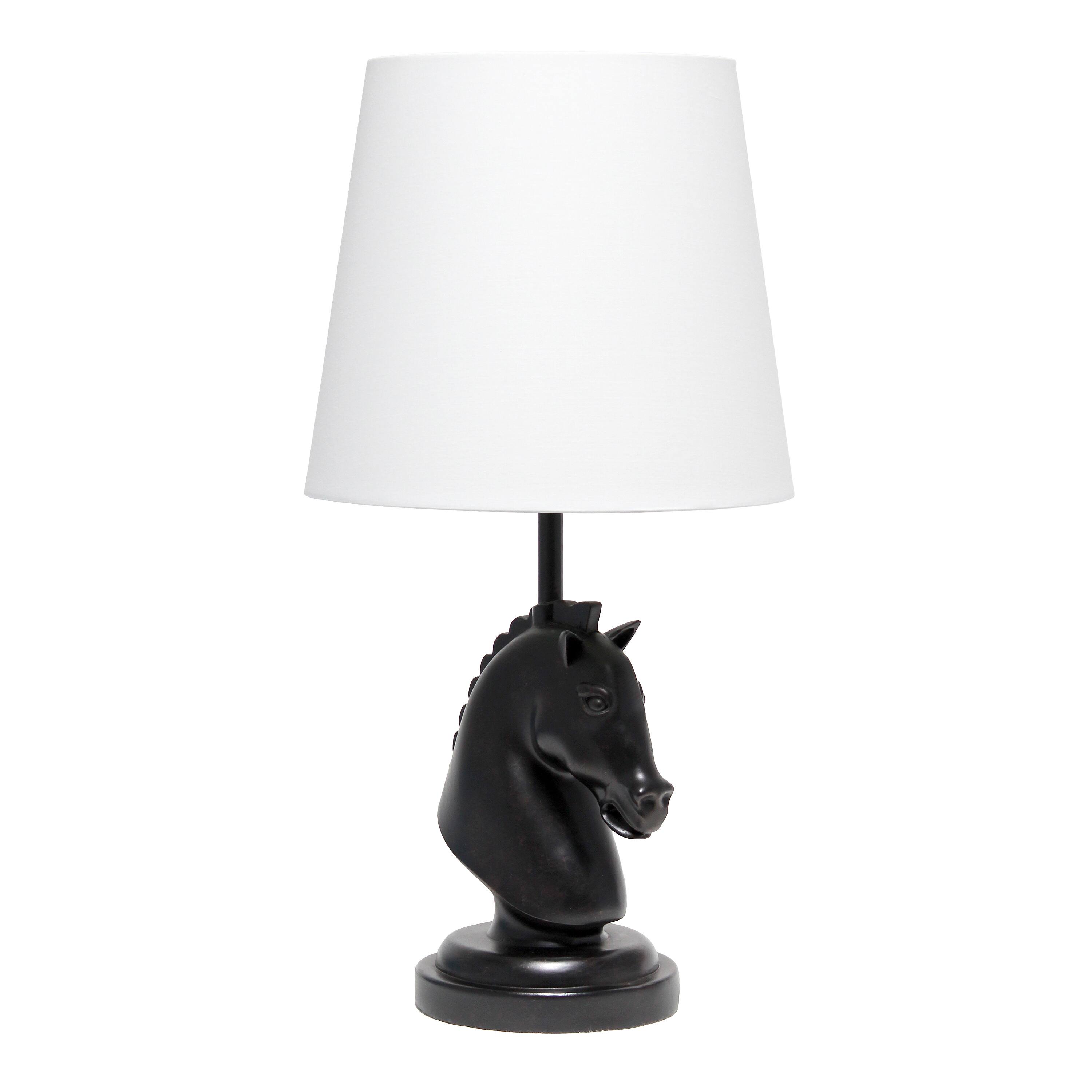 Simple Designs Chess Horse Table Lamp
