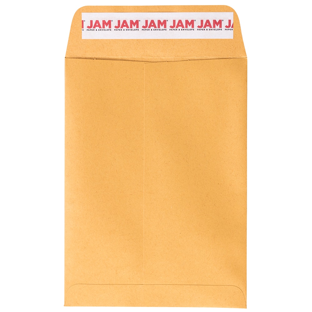 JAM Paper 5.5" x 7.5" Brown Kraft Open End Catalog Manila Envelopes