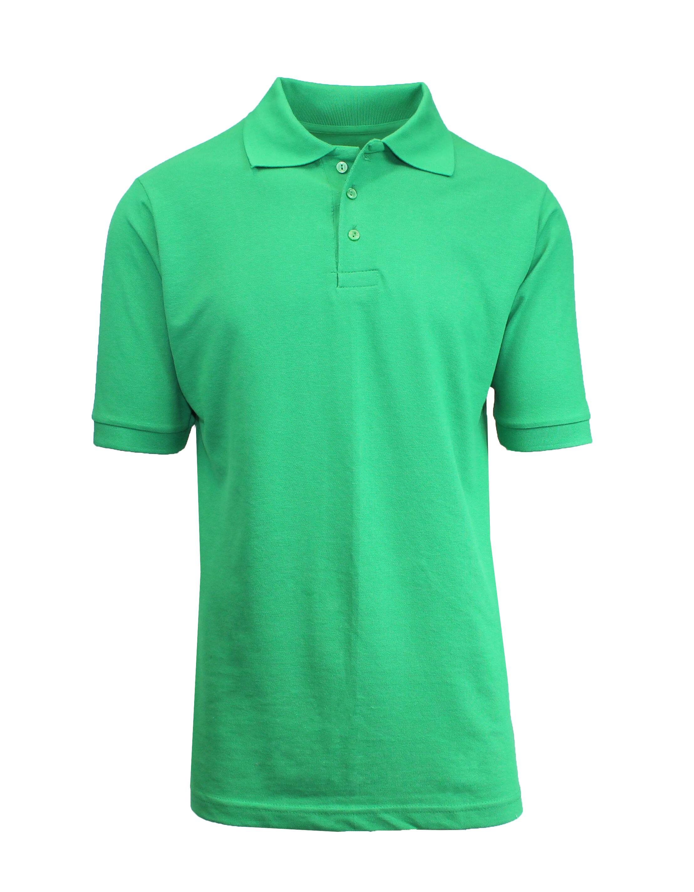 Galaxy by Harvic Short Sleeve Men&#x27;s Pique Polo Shirt