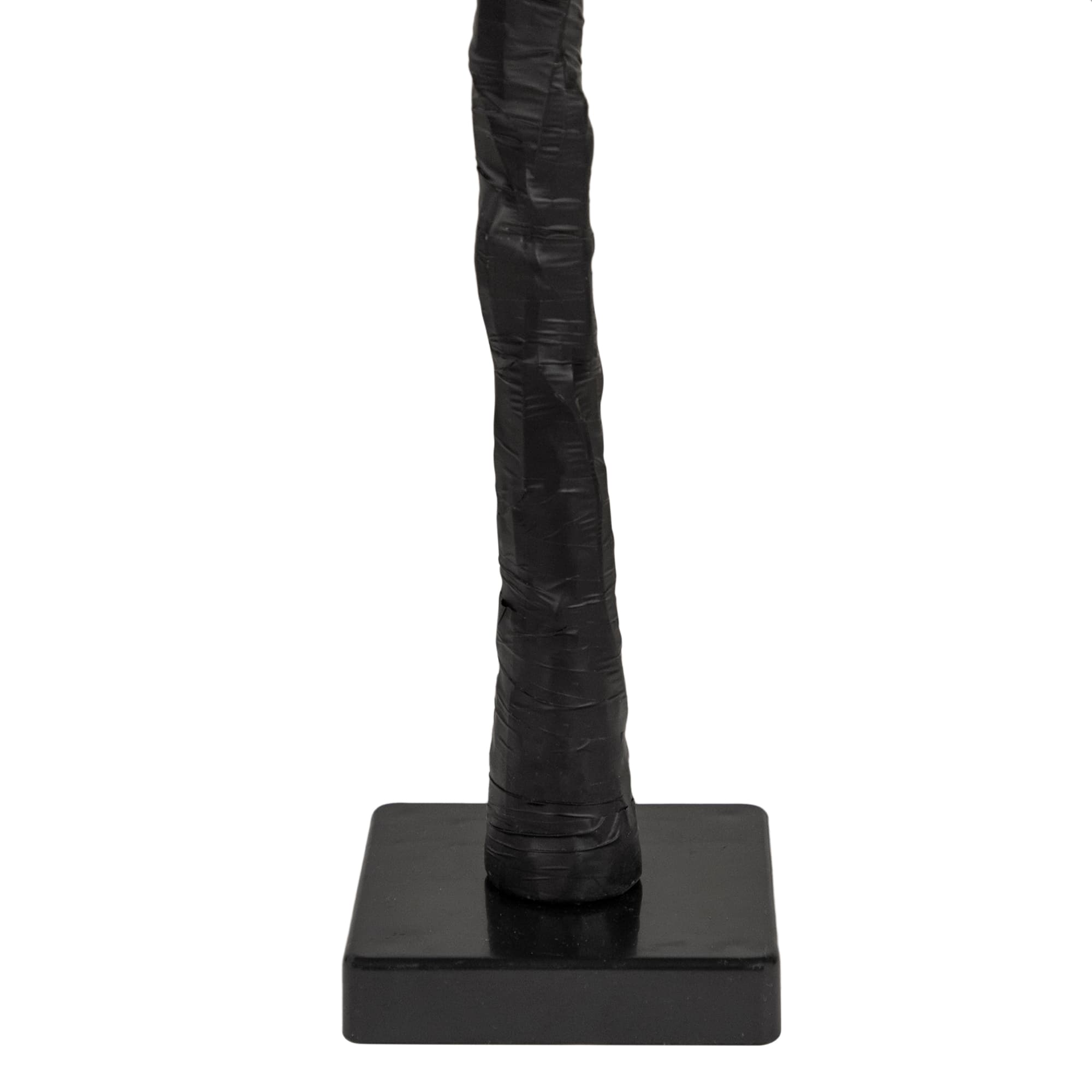 24" LED Lighted Black Halloween Twig Tree, Warm White Lights