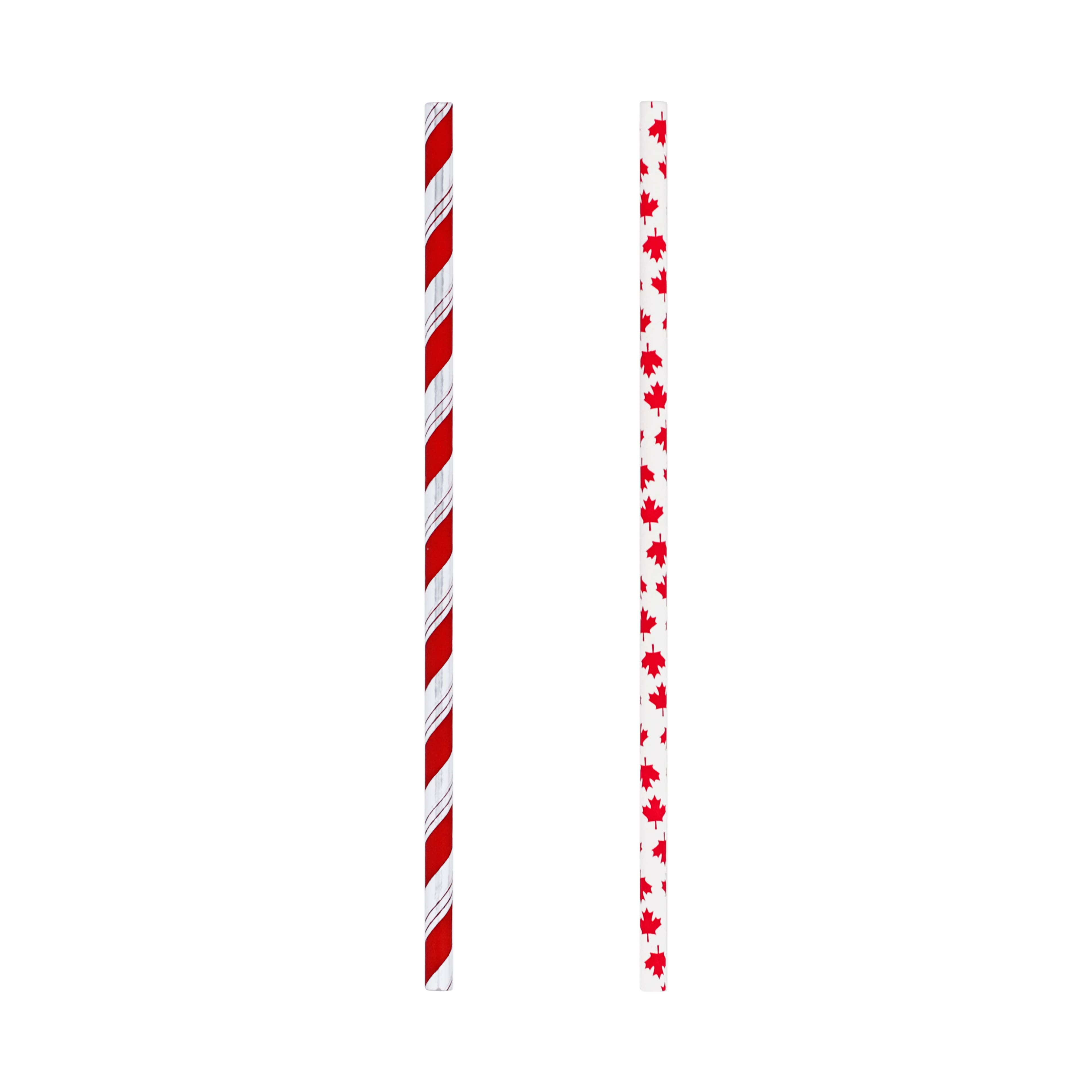 Canada Day Paper Straws, 12ct. by Celebrate It&#x2122;
