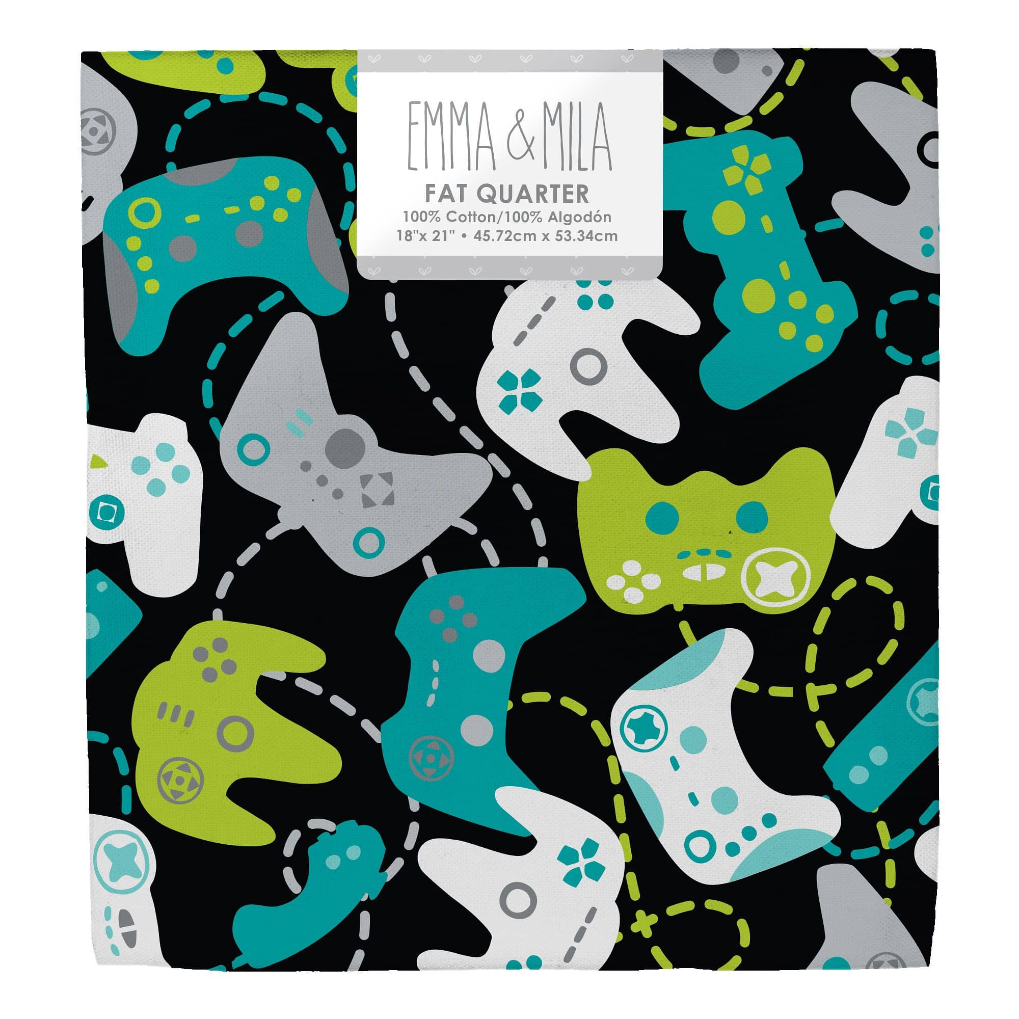 Emma & Mila® Go Controller Cotton Fat Quarter, 6ct.