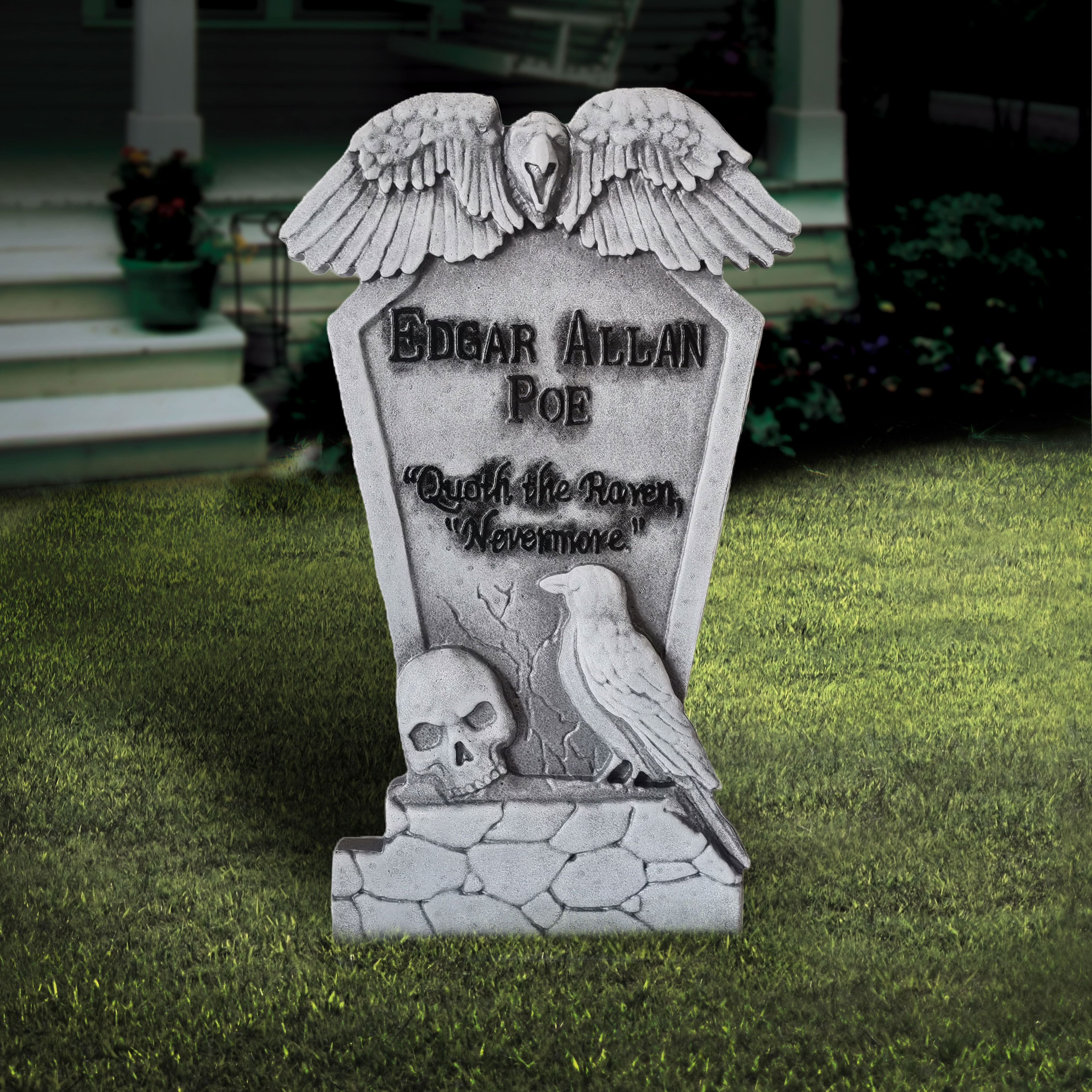35&#x22; Gray Edgar Allan Poe Tombstone by Ashland&#xAE;