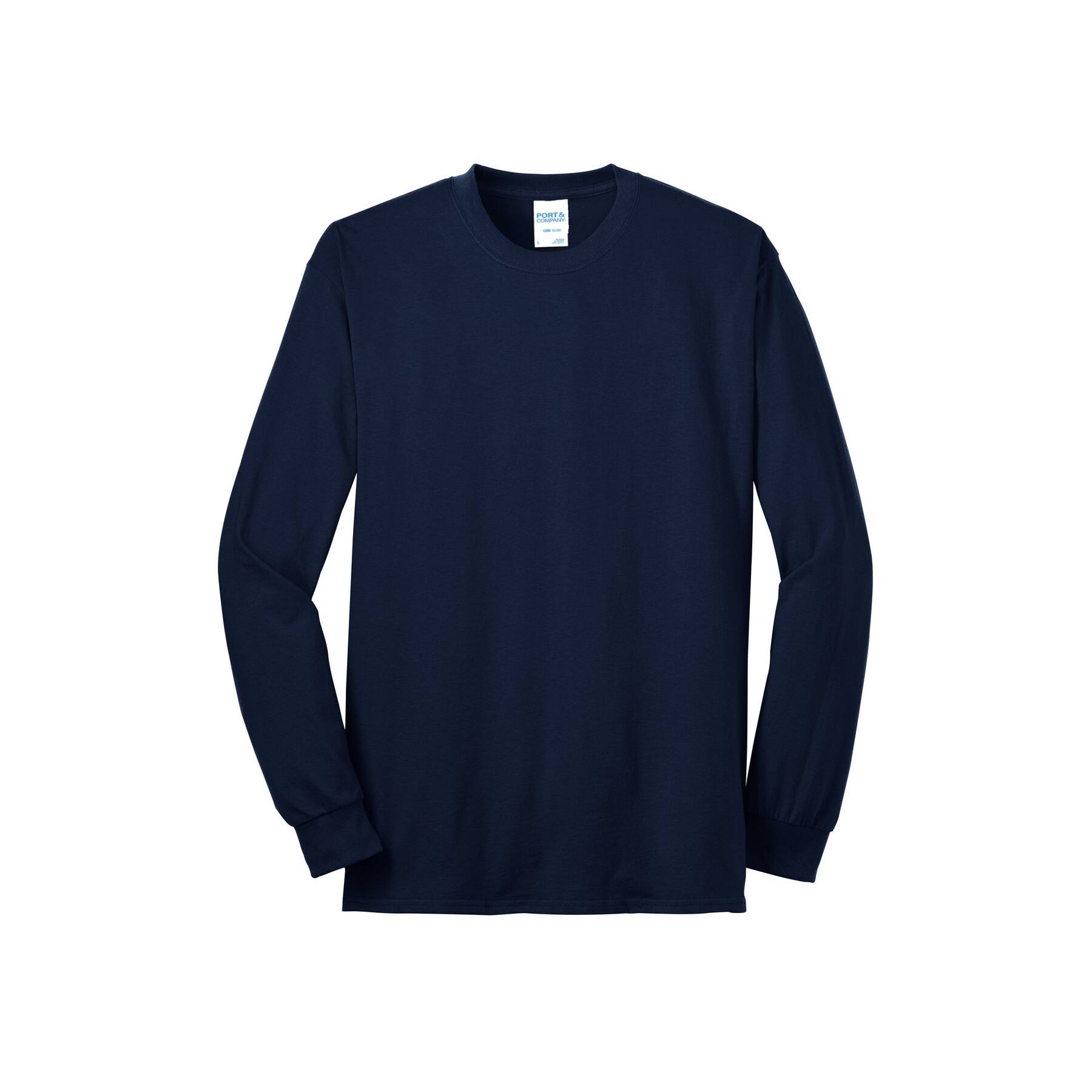 Port & Company® Long Sleeve Adult Core Blend T-Shirt
