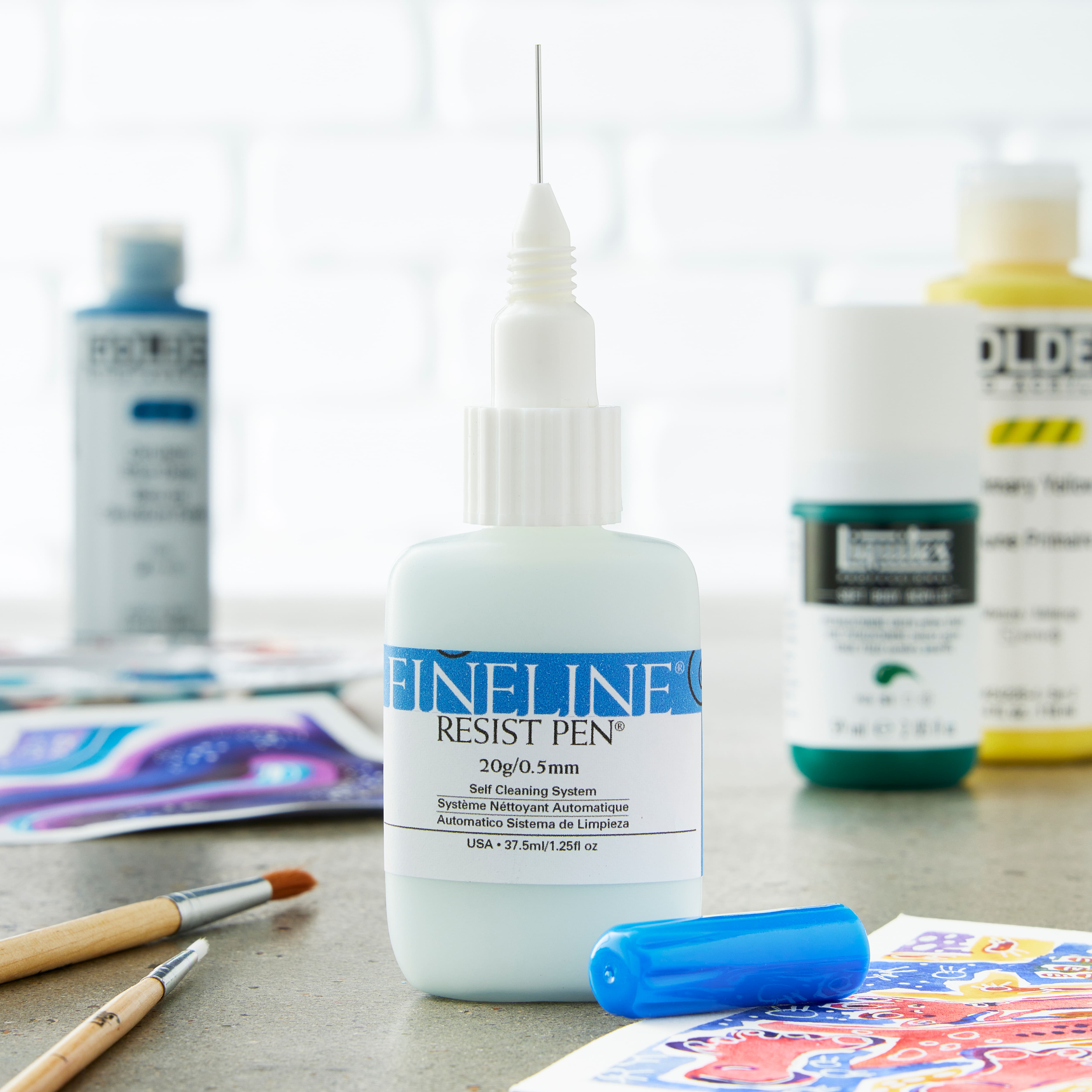 Fineline Masking Fluid Pen with 1/2 nib and 1.25 oz. of masking fluid -  816356005022
