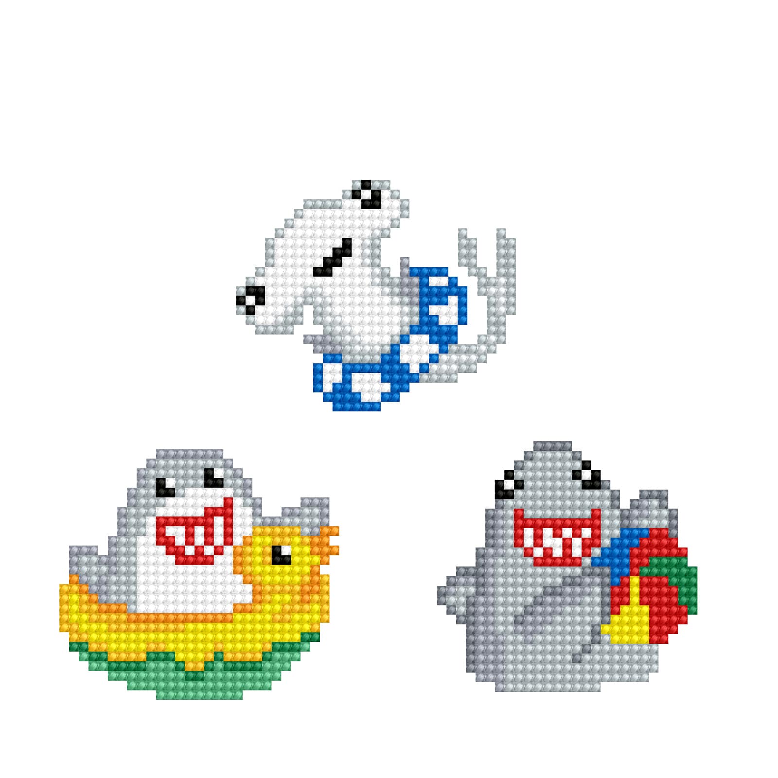 Diamond Dotz Sharky Dotzies Stickers Michaels