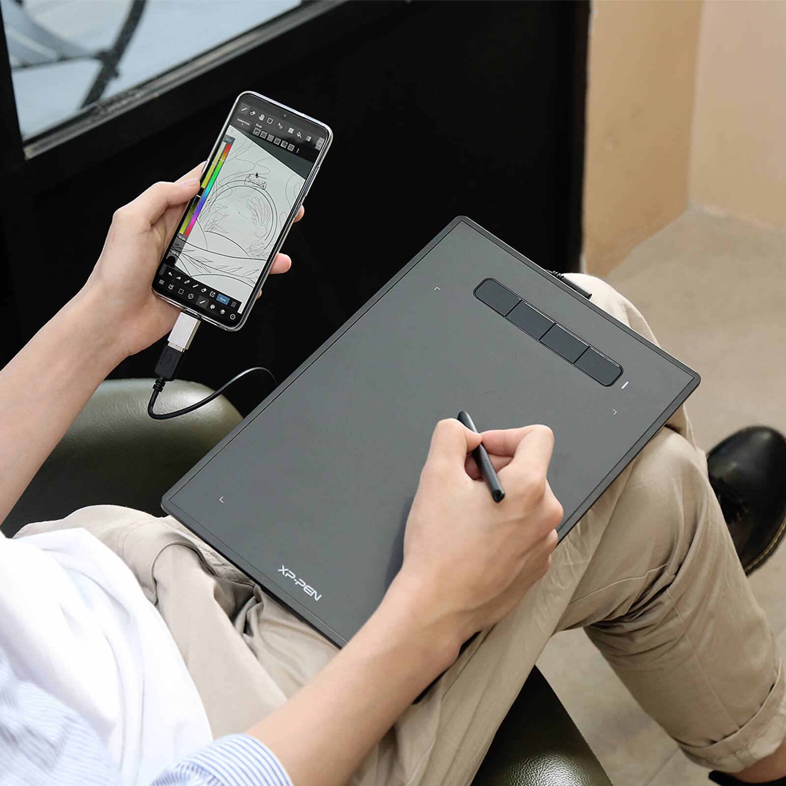 XPPen 9&#x22; x 6&#x2033; Star G960S Graphics Drawing Tablet