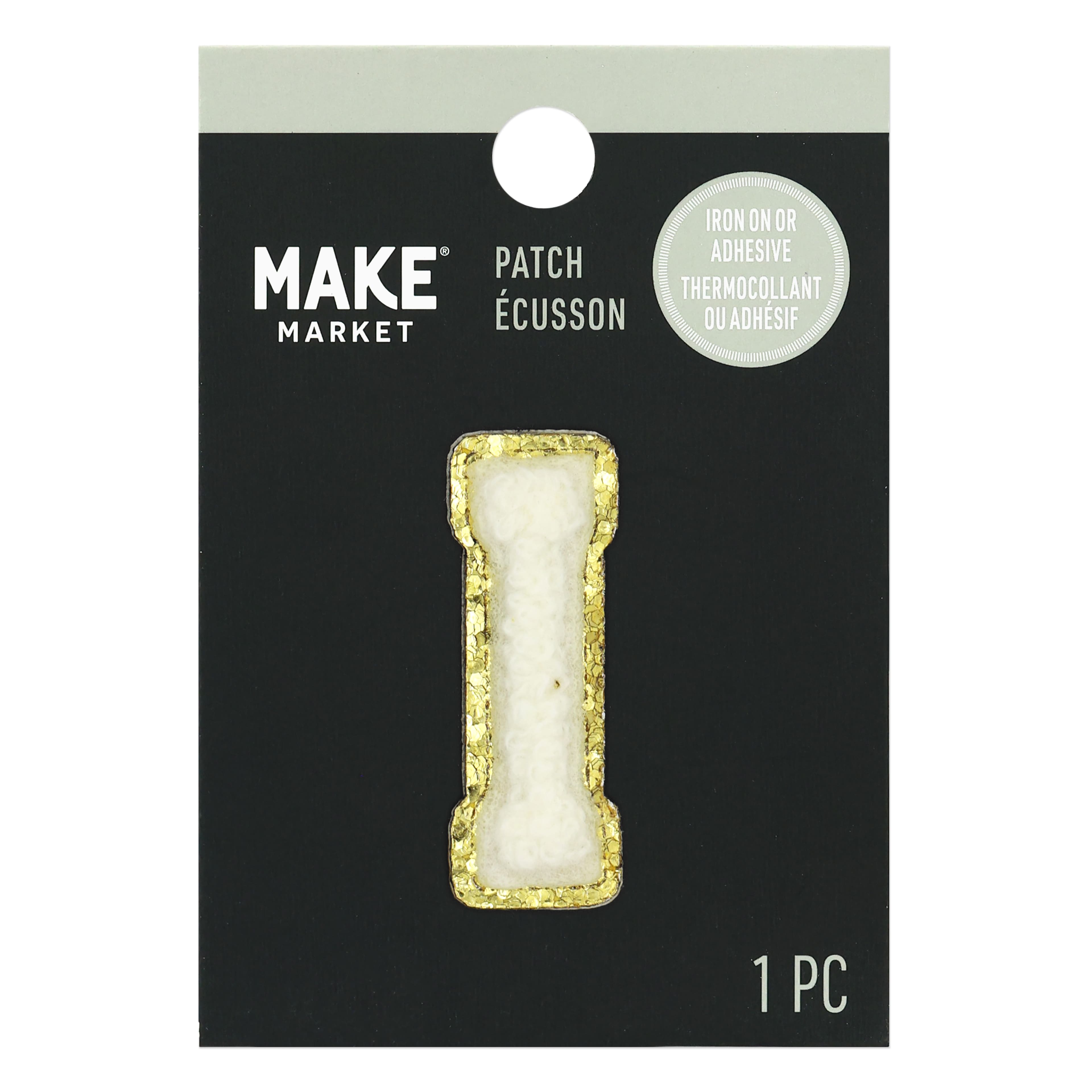 1.5&#x22; White Chenille Patch by Make Market&#xAE;