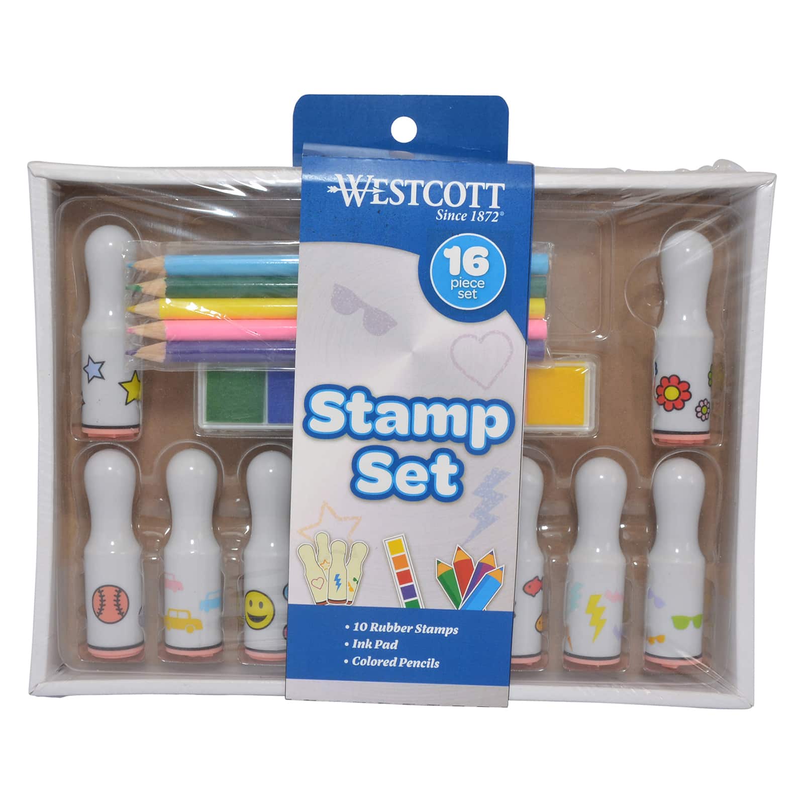 Westcott&#xAE; 16-Piece Stamp Set