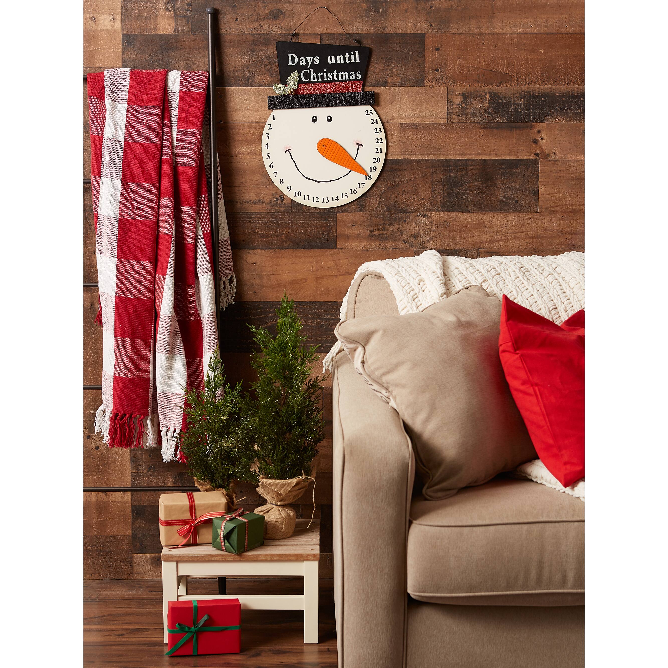 DII&#xAE; Snowman Days Til Christmas Hanging Sign