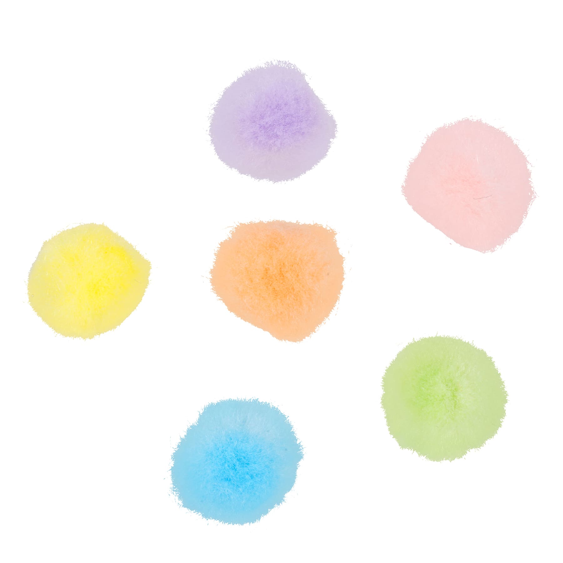 24 Packs: 65 ct. (1,560 total) 1/2" Pastel Pom Poms by Creatology™