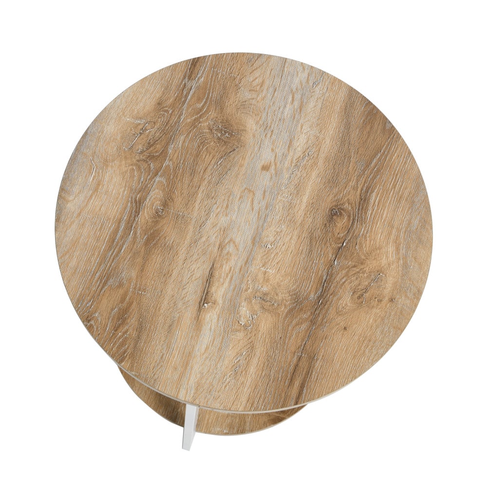 Household Essentials Jamestown 24" Round End Table