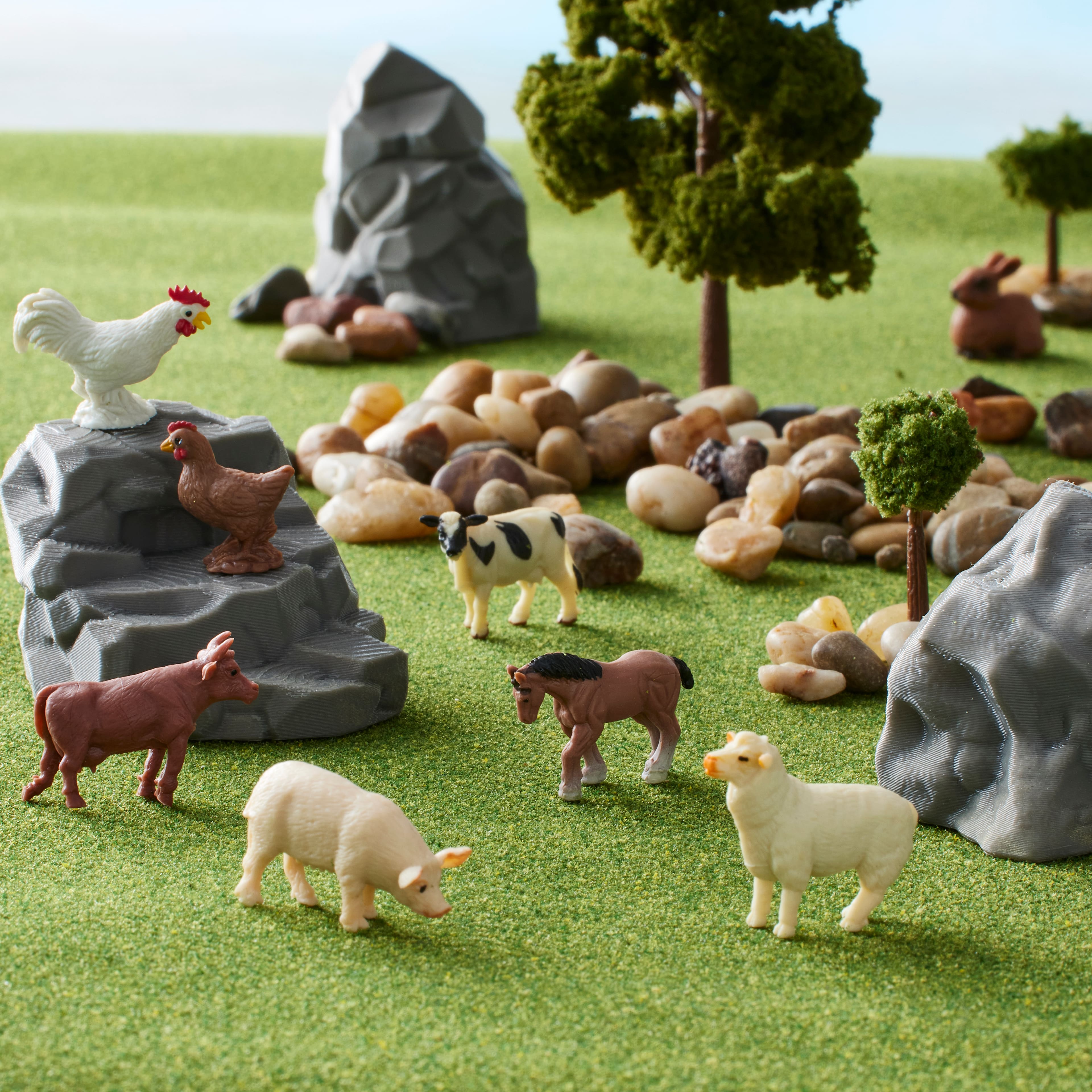 10 Pack: Safari Ltd&#xAE; Good Luck Minis&#xAE; Farm Fun Pack