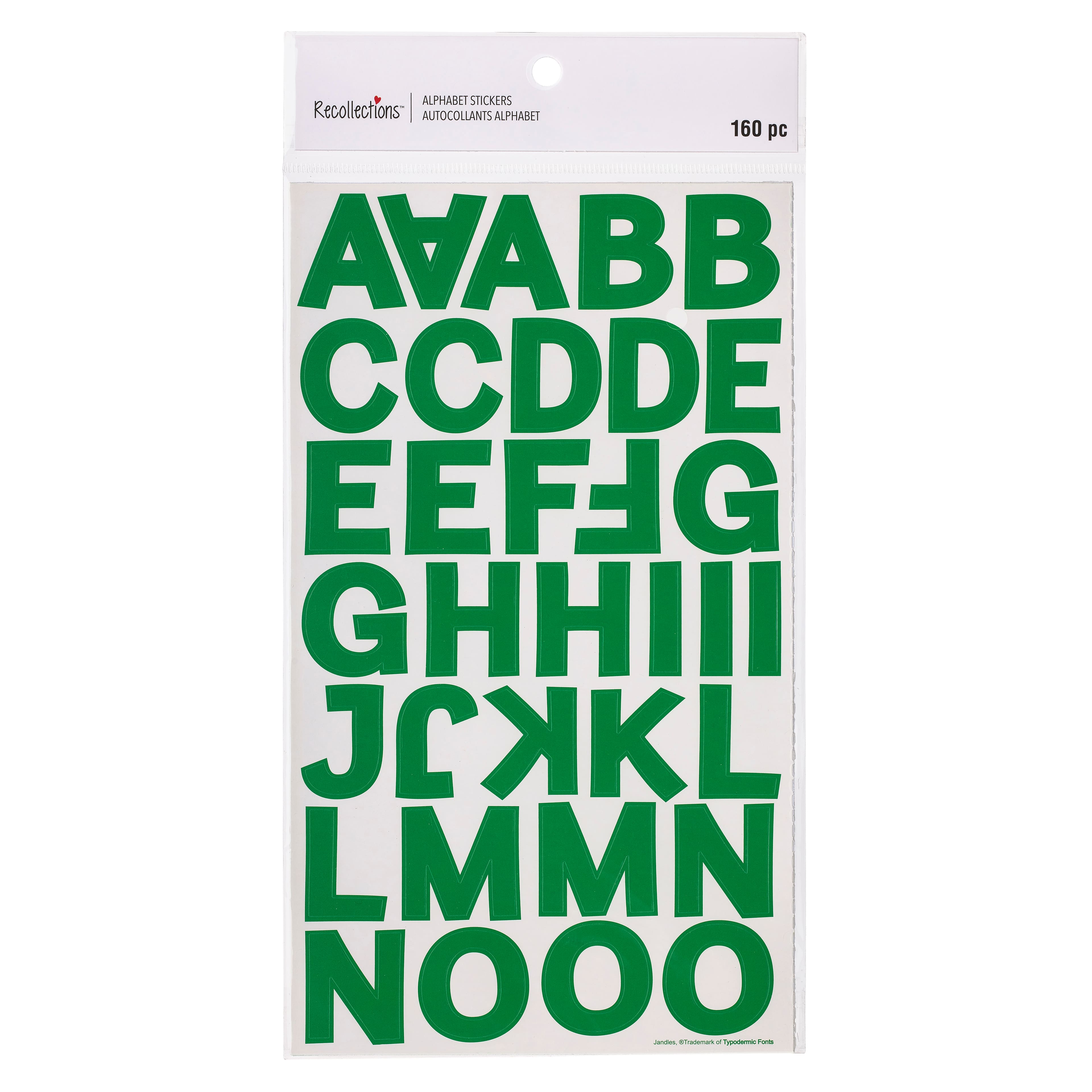 Block Alphabet & Number Stickers by Recollections™