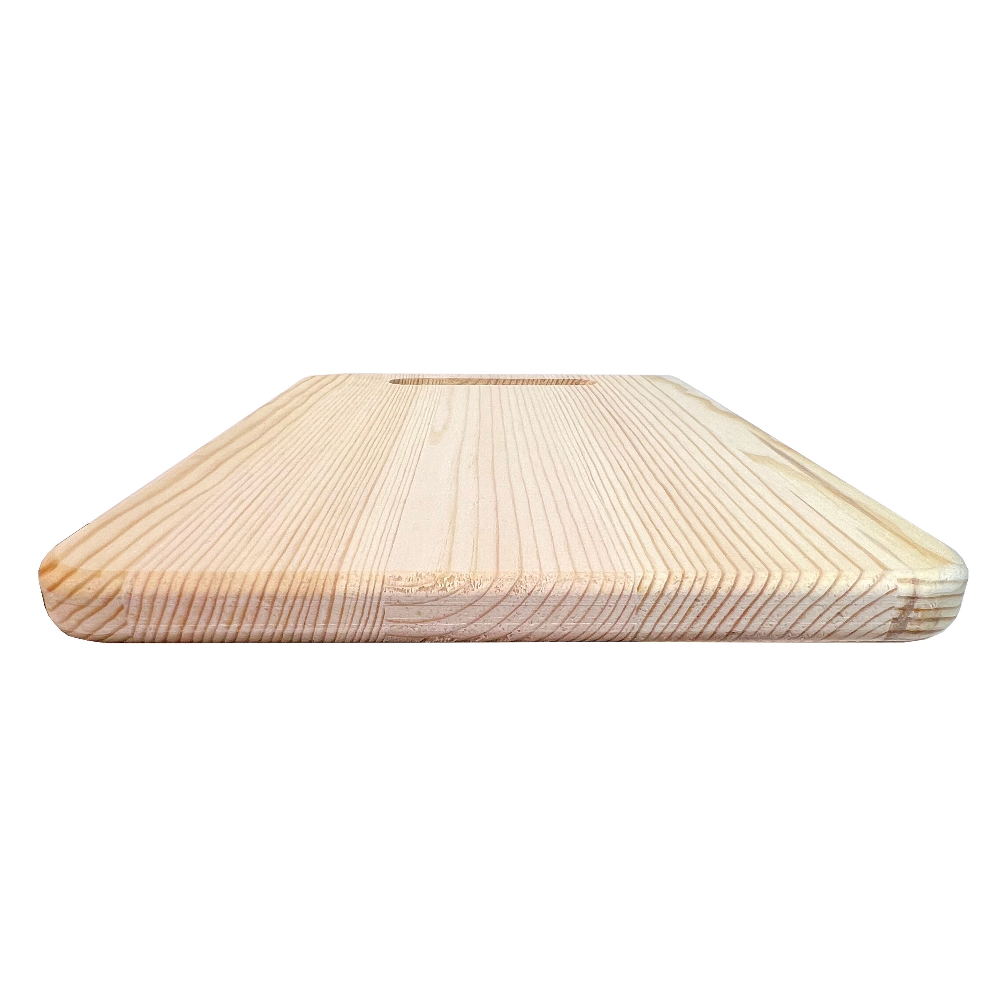 13&#x22; Unfinished Wood Cutting Board Surface