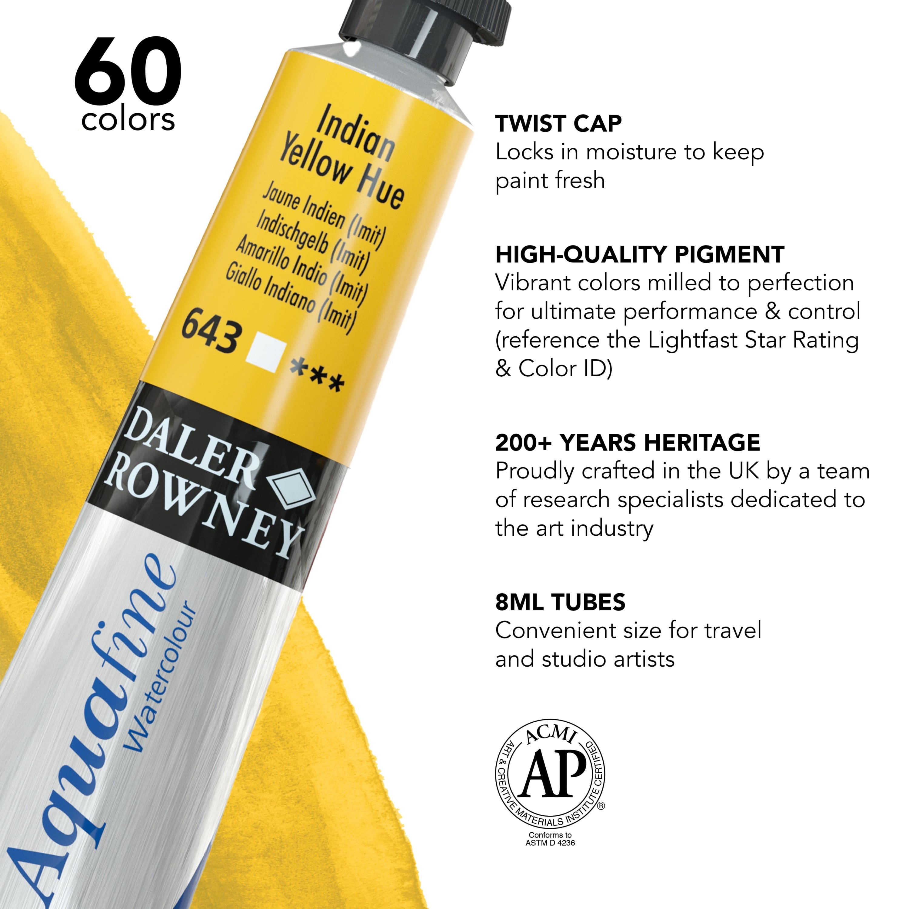 12 Pack: Daler-Rowney® Aquafine Watercolour Paint, 8mL