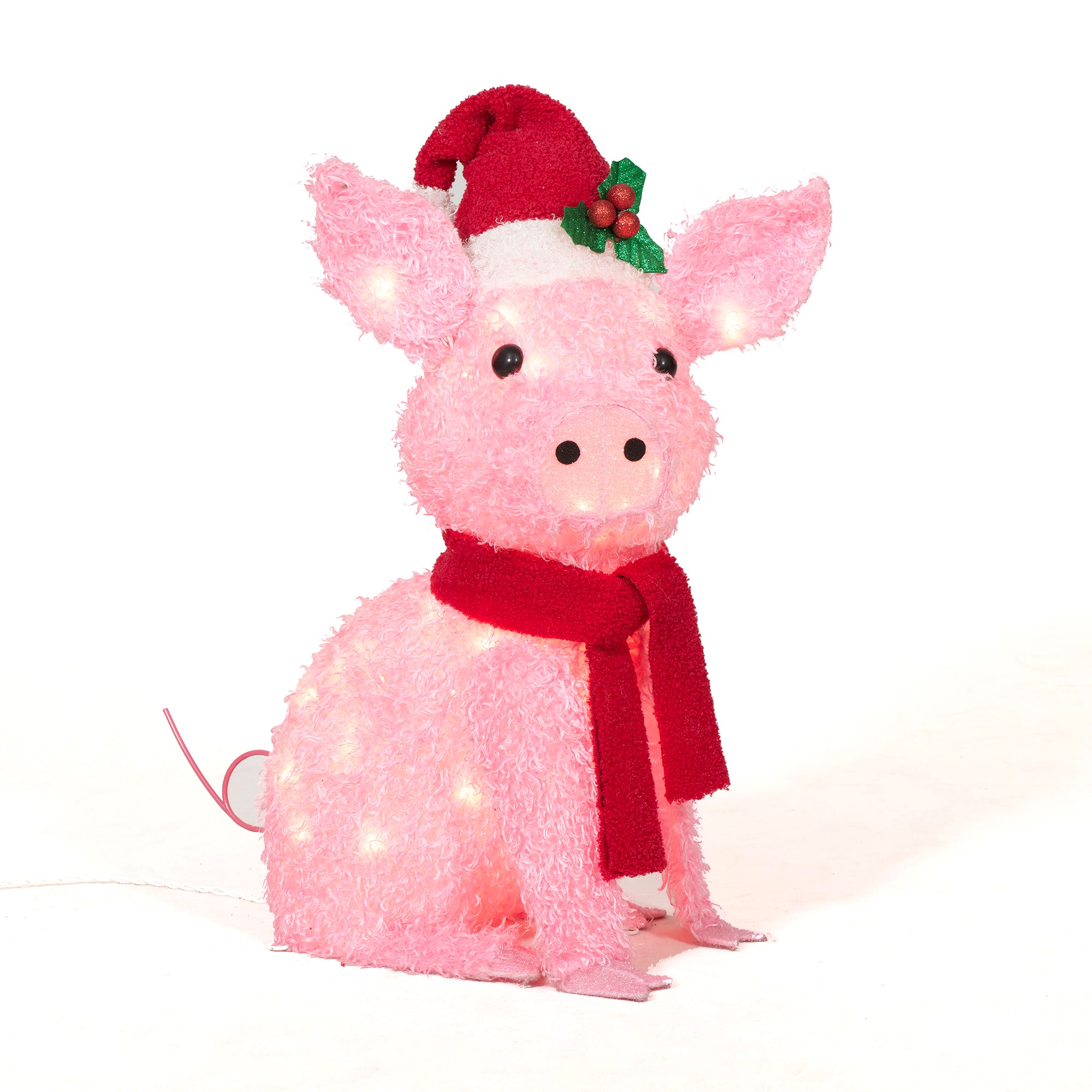 22&#x22; Plush Pig Sculpture