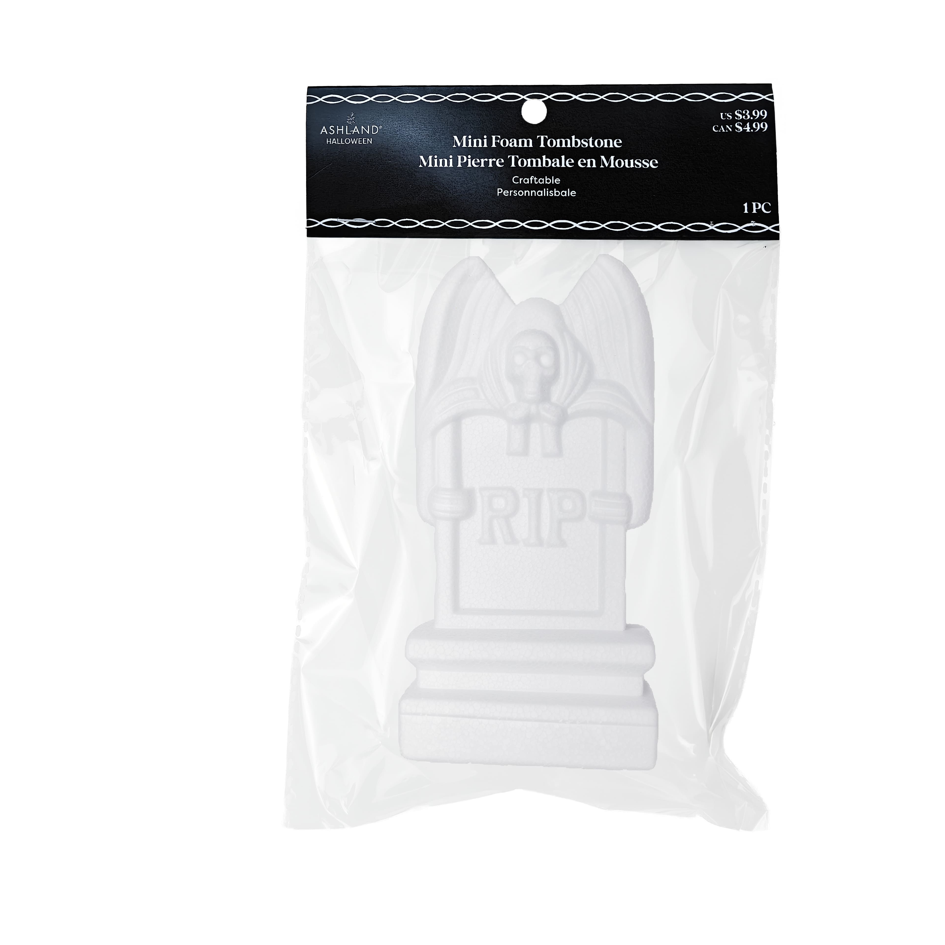 Mini Craftable Foam Tombstone by Ashland&#xAE;