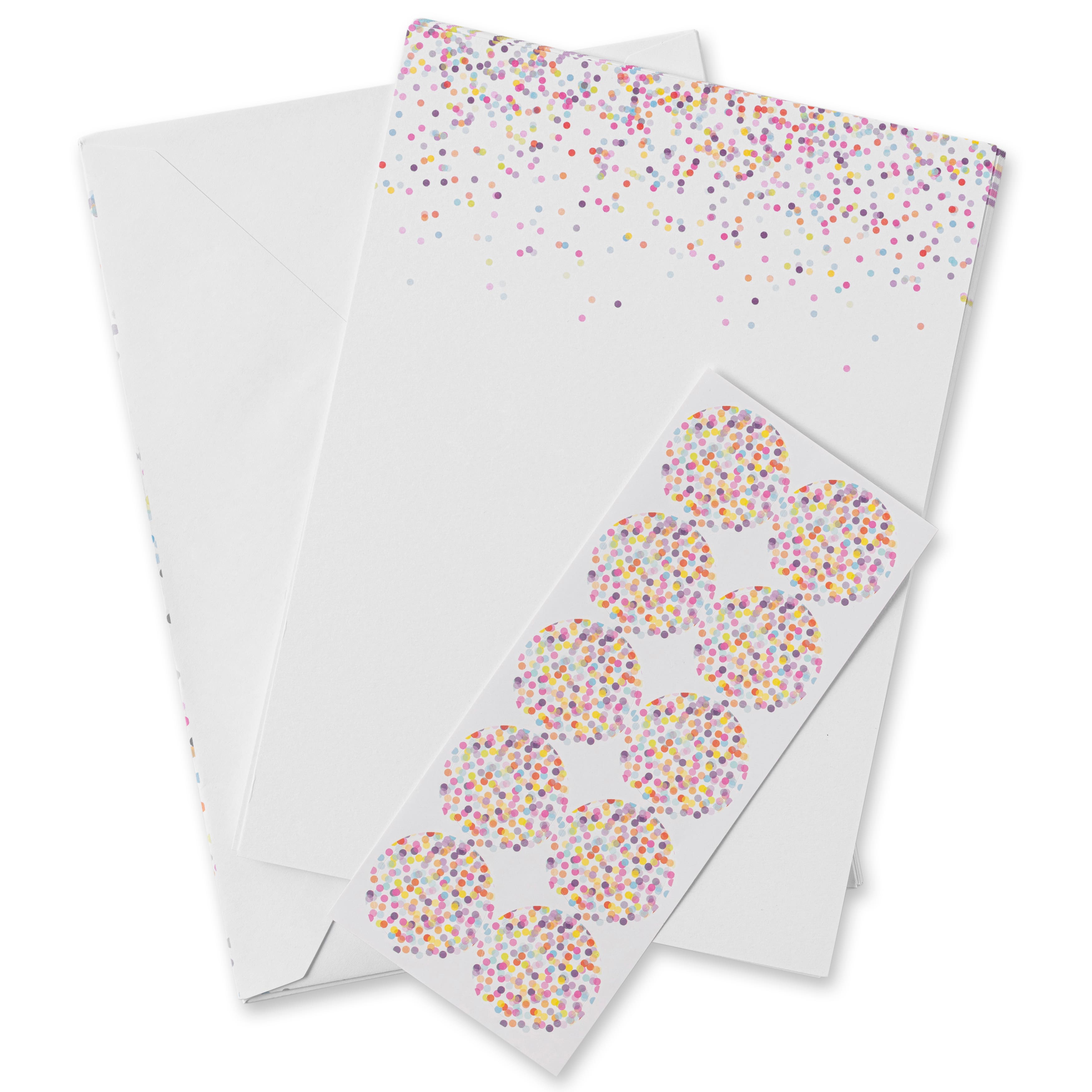 12 Packs: 10 ct. (120 total) 5&#x22; x 7&#x22; Confetti Flat Cards &#x26; Envelopes by Recollections&#x2122;