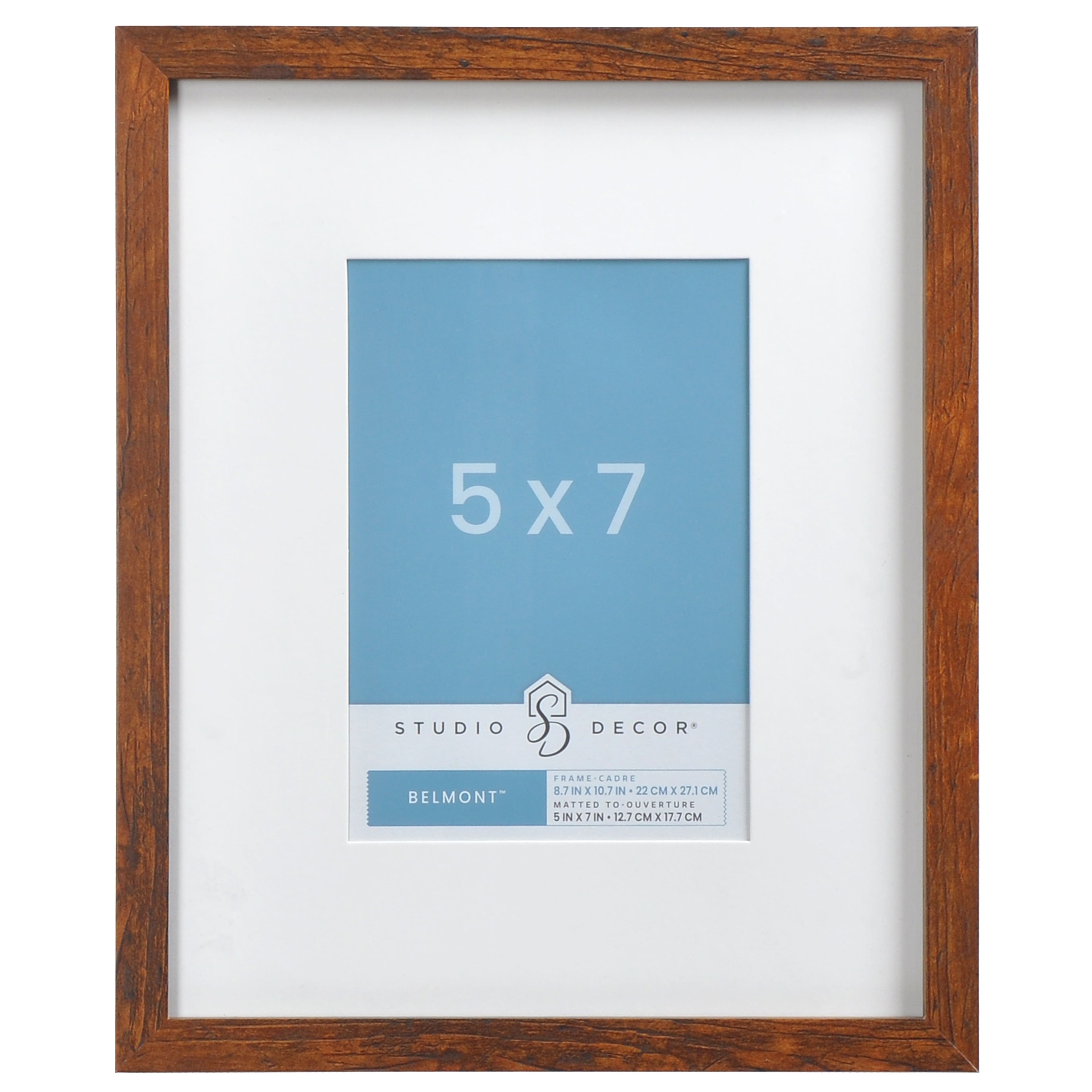 8 Pack: Narrow Belmont Frame with Mat by Studio Décor®