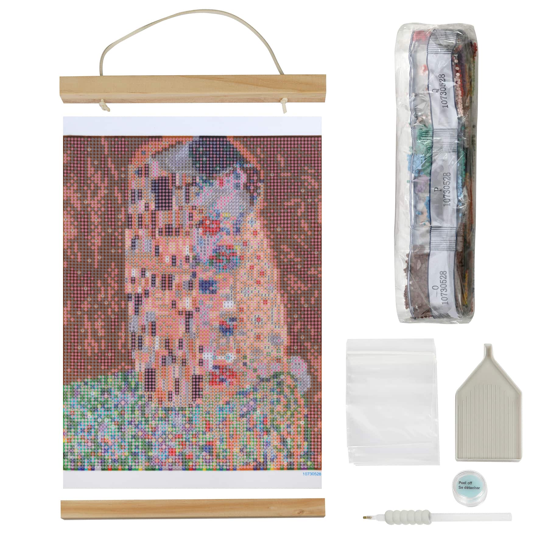 The Kiss with Frame Diamond Art Kit by Make Market&#xAE;