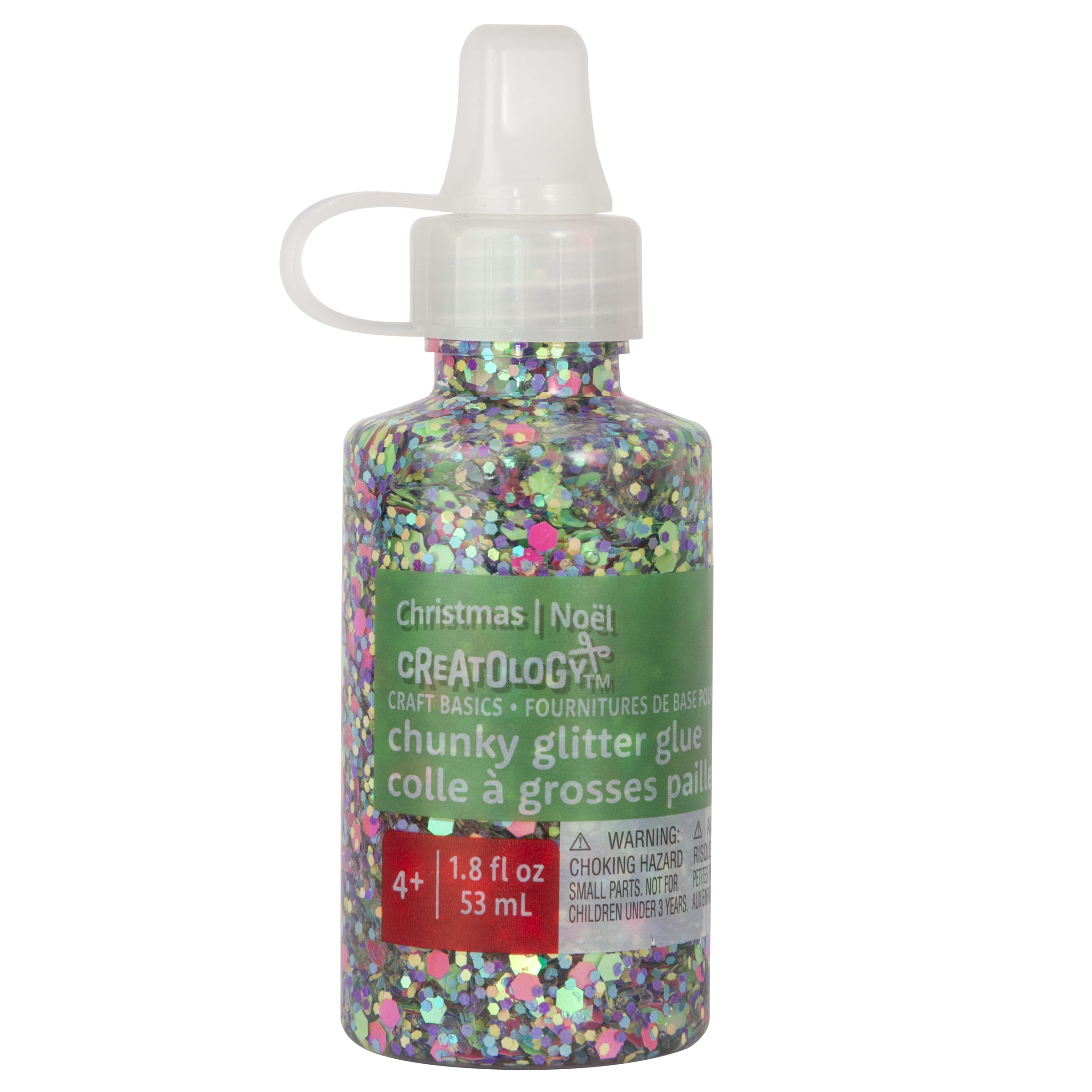 1.8oz. Rainbow Iridescent Chunky Glitter Glue by Creatology&#x2122;
