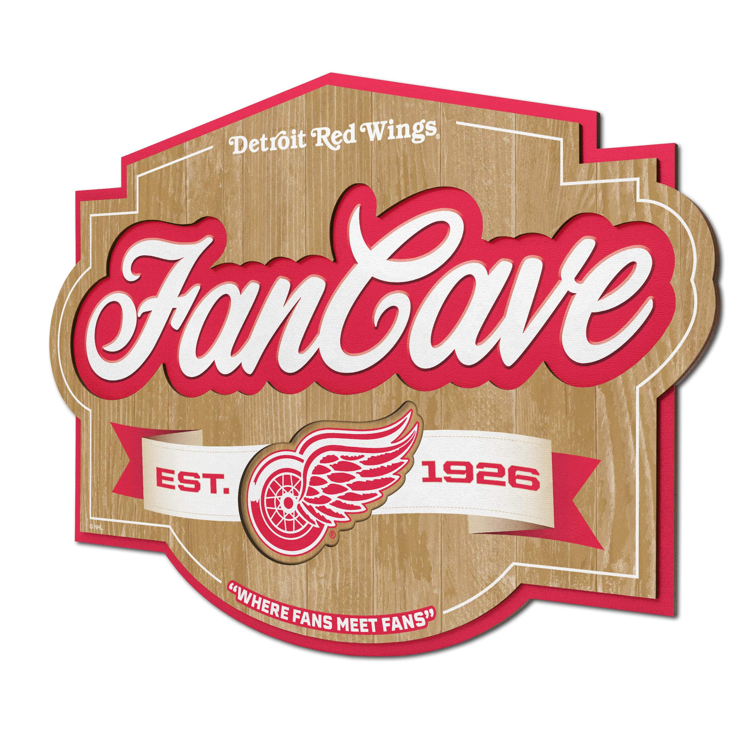 NHL Fan Cave Sign