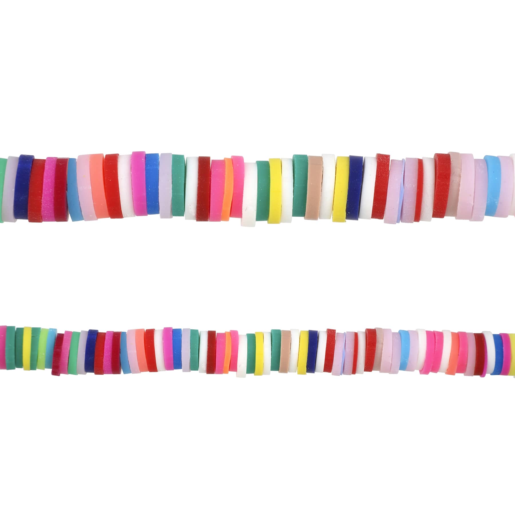 Bright Heishi Polymer Clay Beads, 6mm by Bead Landing™ Michaels