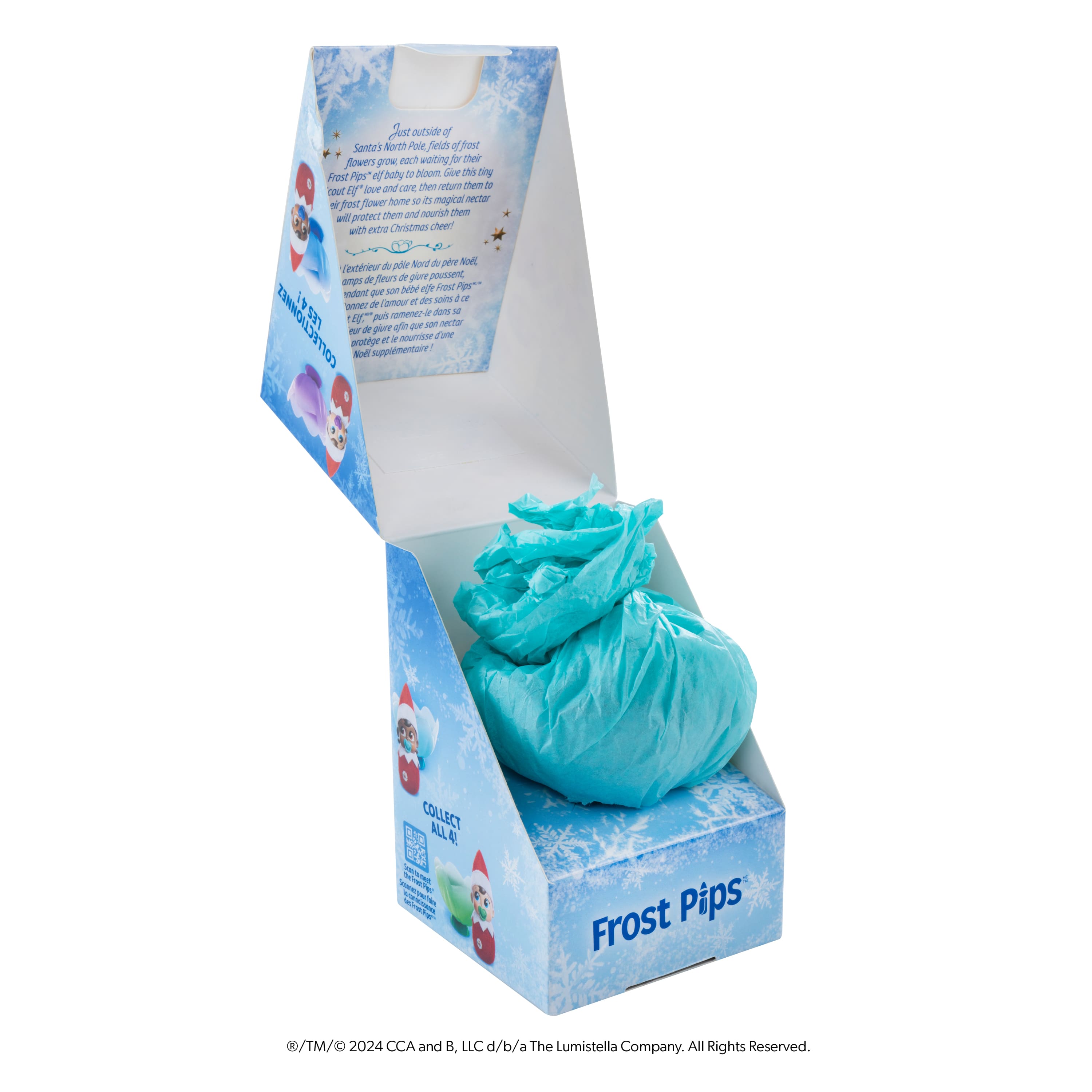 Trousse de bébé fille lutin aux yeux bruns dans de mini fleurs Frost Pips The Elf on the Shelf