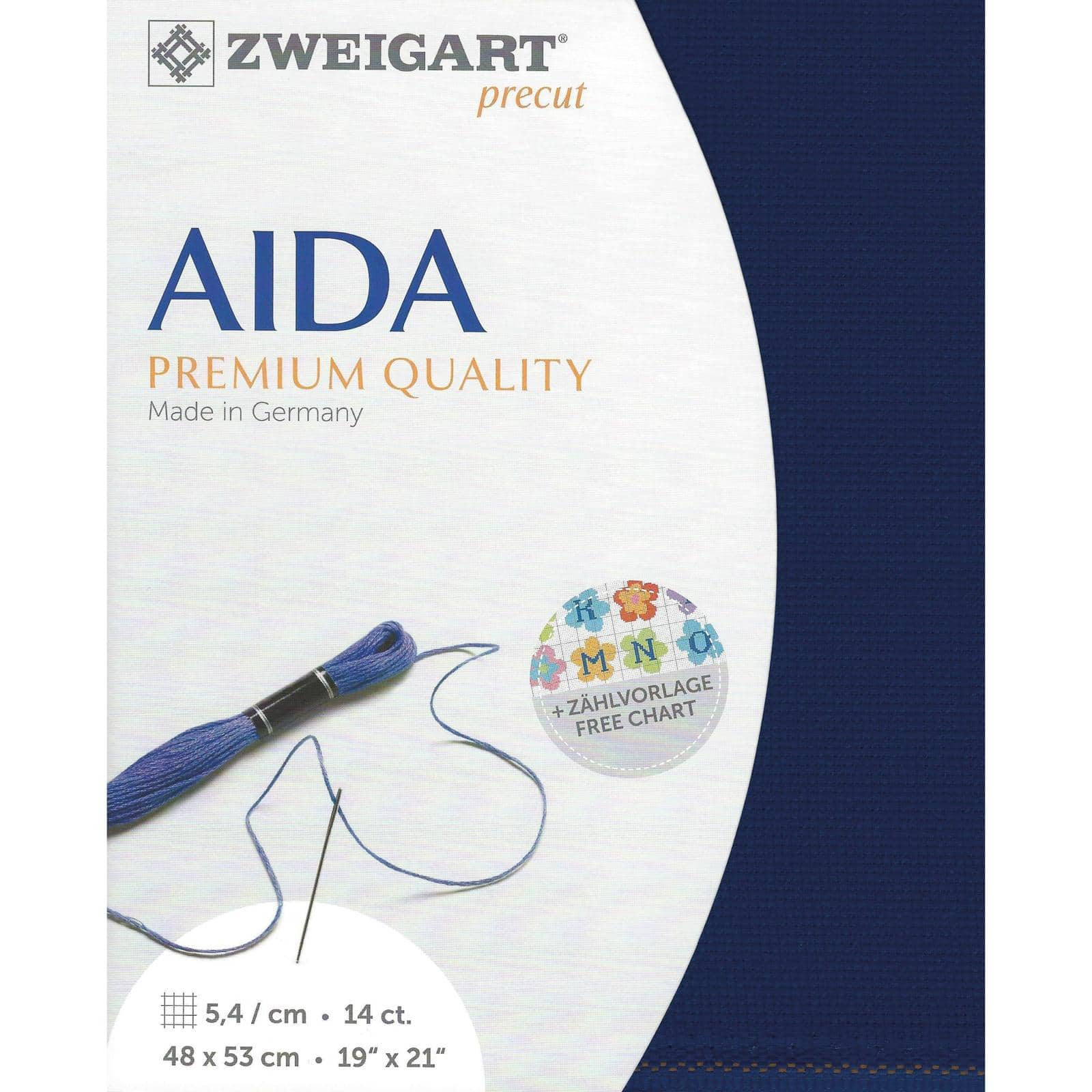 14 Count Platinum Aida – Zweigart Cross Stitch Fabric – More Informati –  Heartland Quilting and Stitching