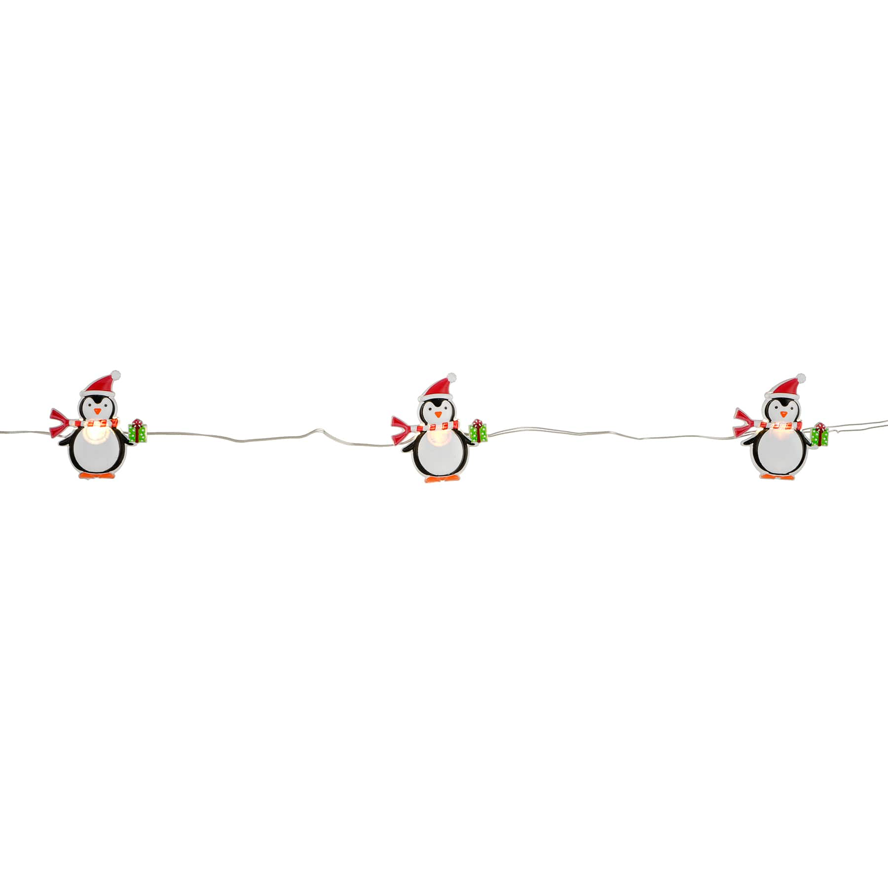 18ct. Penguin Icon Bulb LED Icon String Lights by Ashland&#xAE;