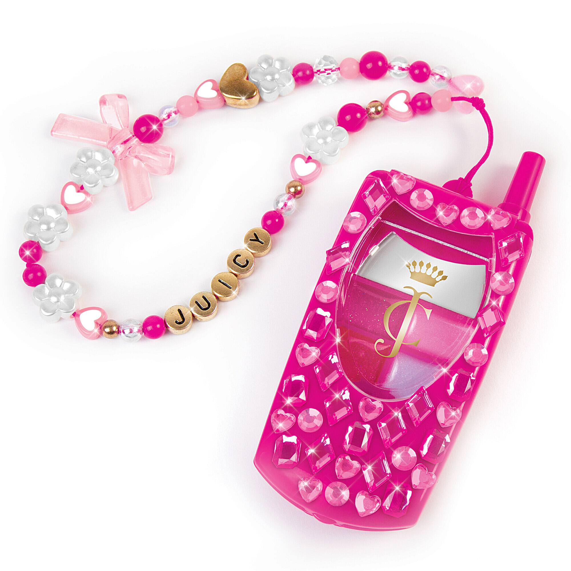Make It Real™ Juicy Couture Dial Up the Style Lip Gloss Phone & DIY Lanyard Set