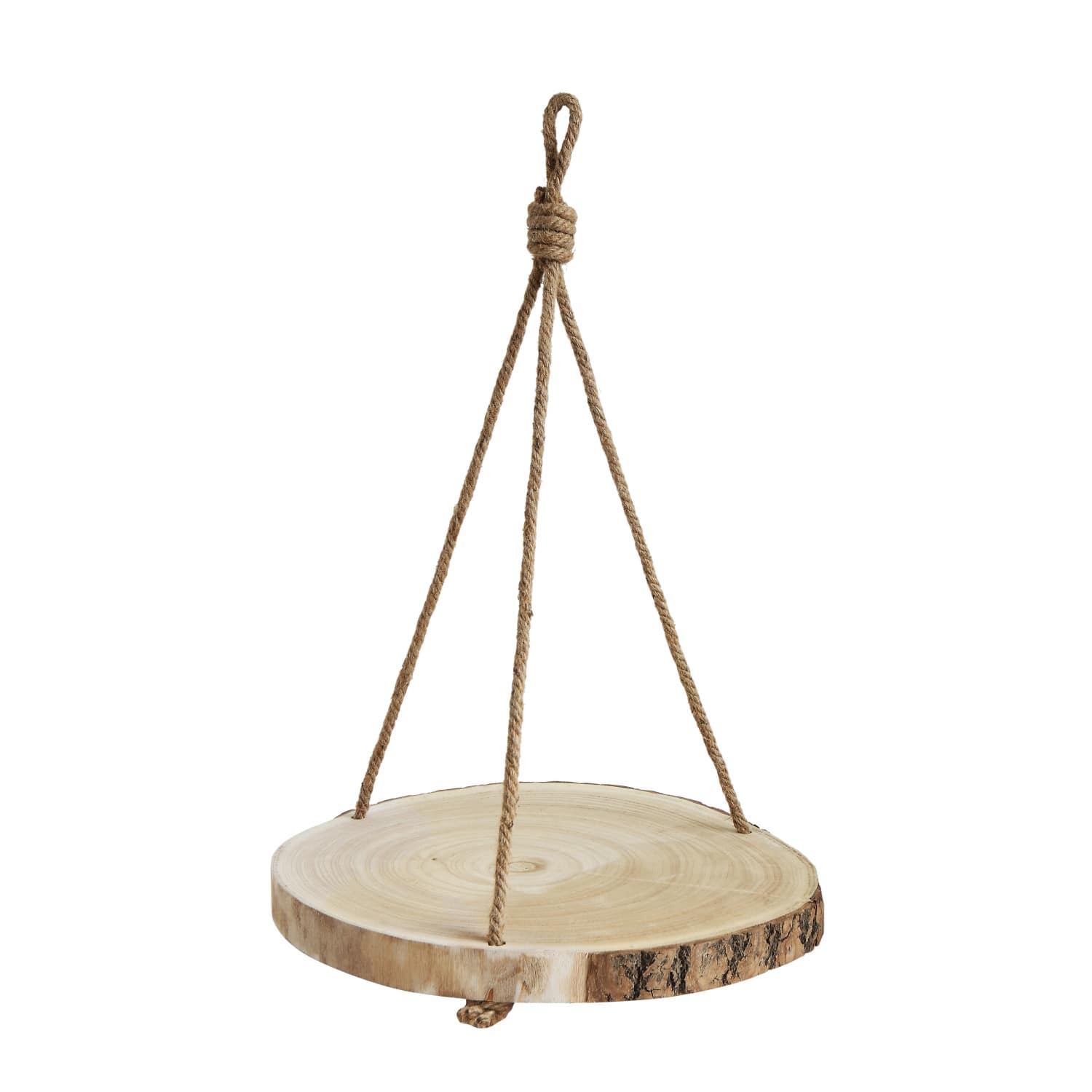 Hello Honey&#xAE; 16&#x22; Round Paulownia Hanging Wood Slice