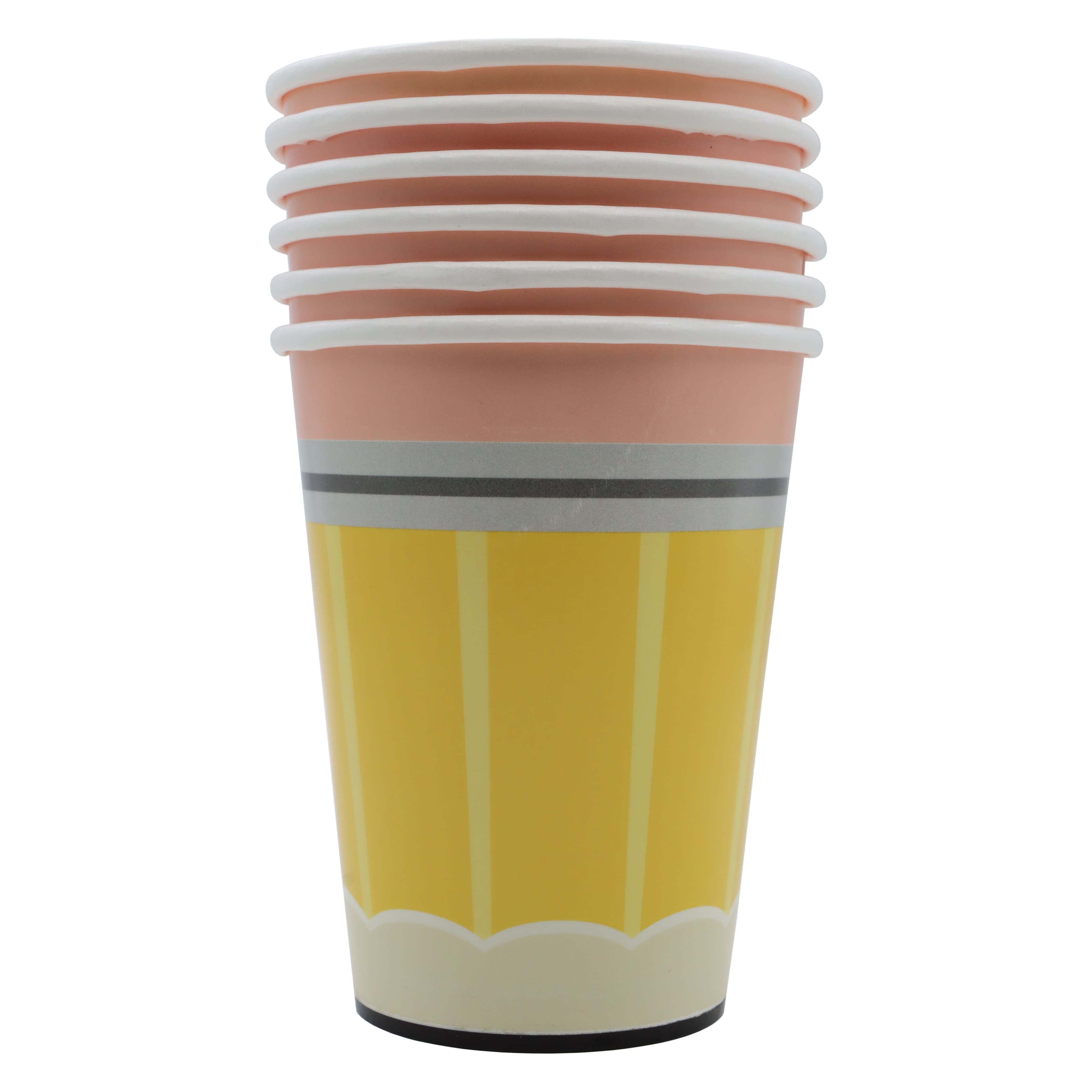 12oz. Pencil Paper Cups, 6ct. by B2C™