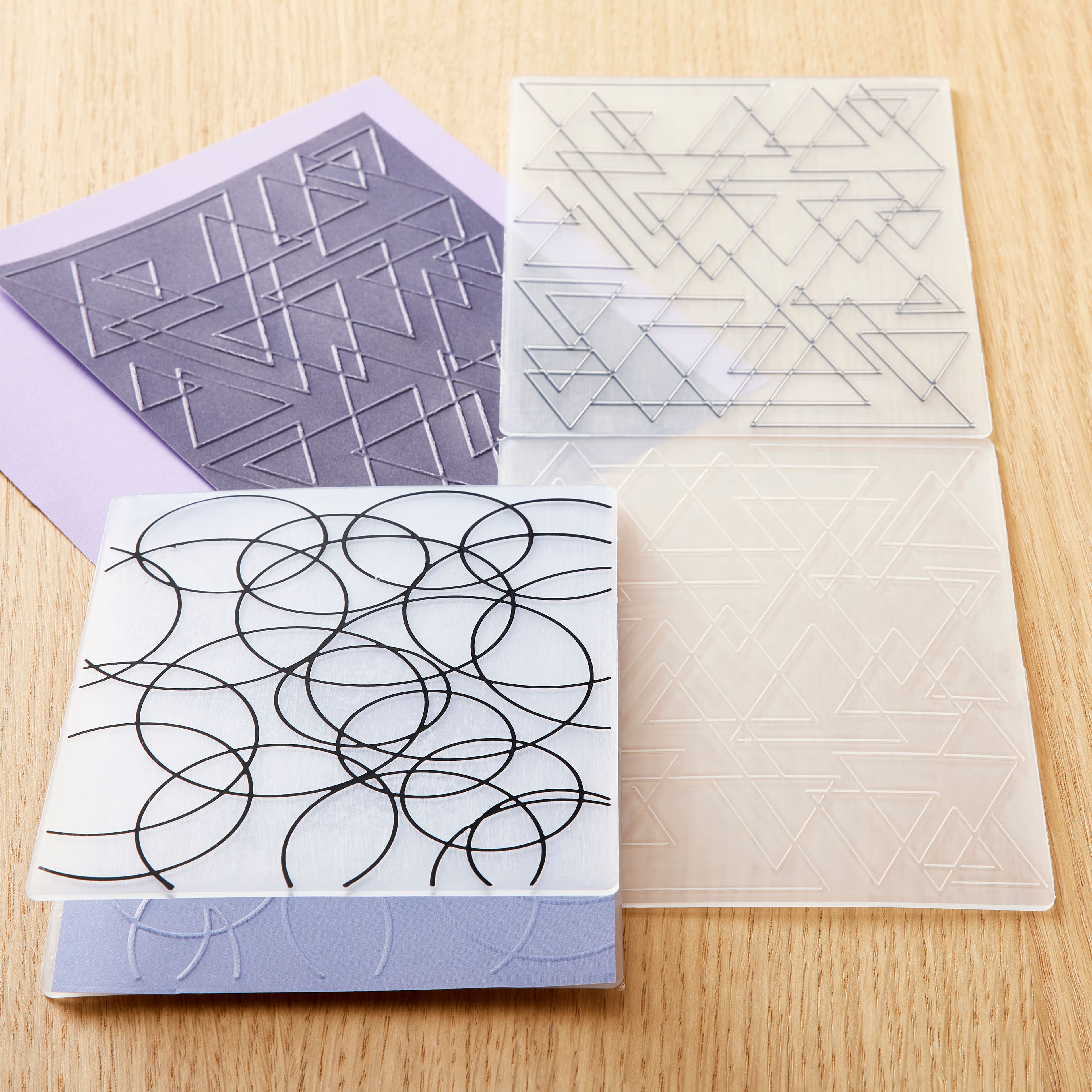 Geometric Shapes Embossing Folder by Recollections&#x2122;