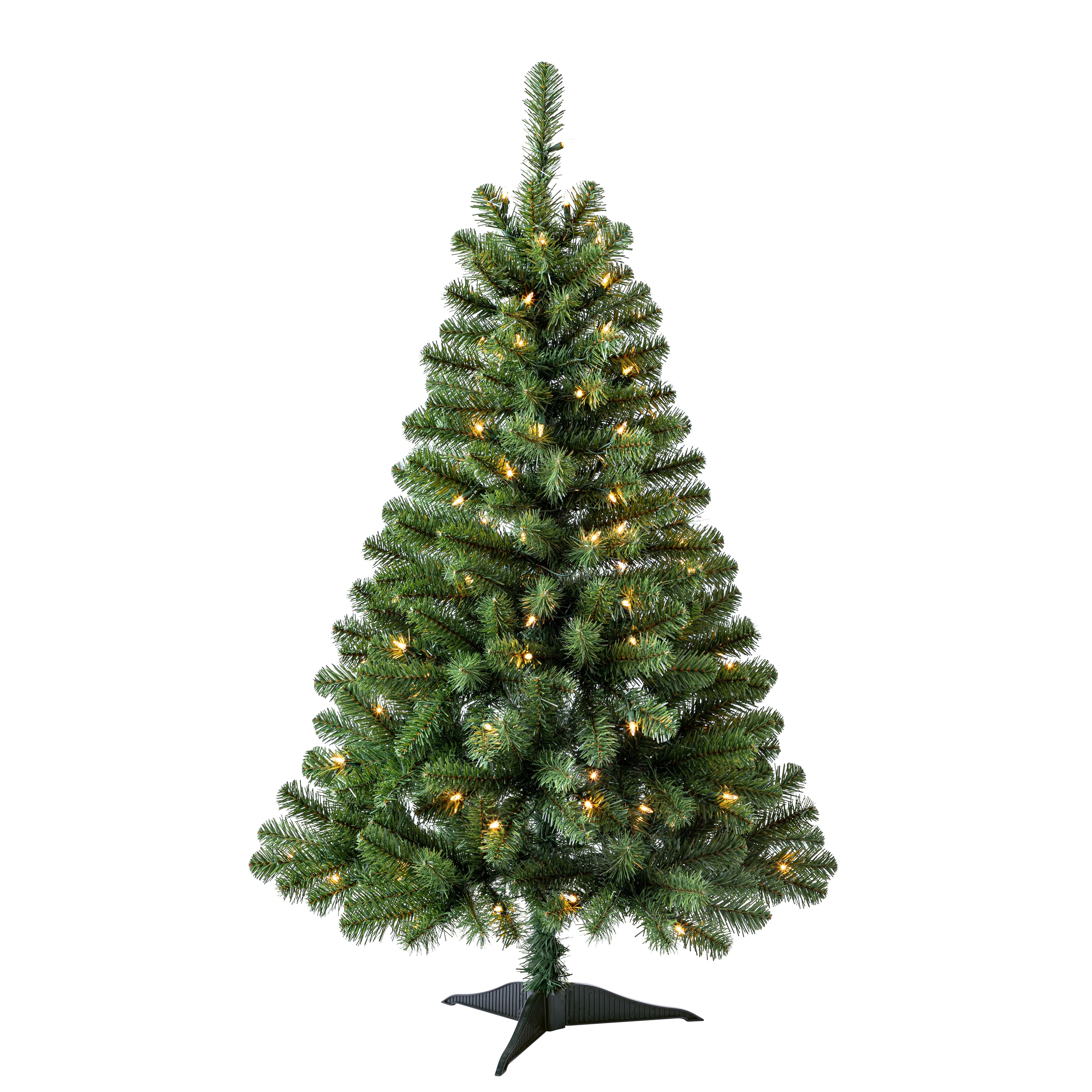 4ft. Pre-Lit Lakewood Spruce Artificial Christmas Tree, Clear Lights by Ashland&#xAE;