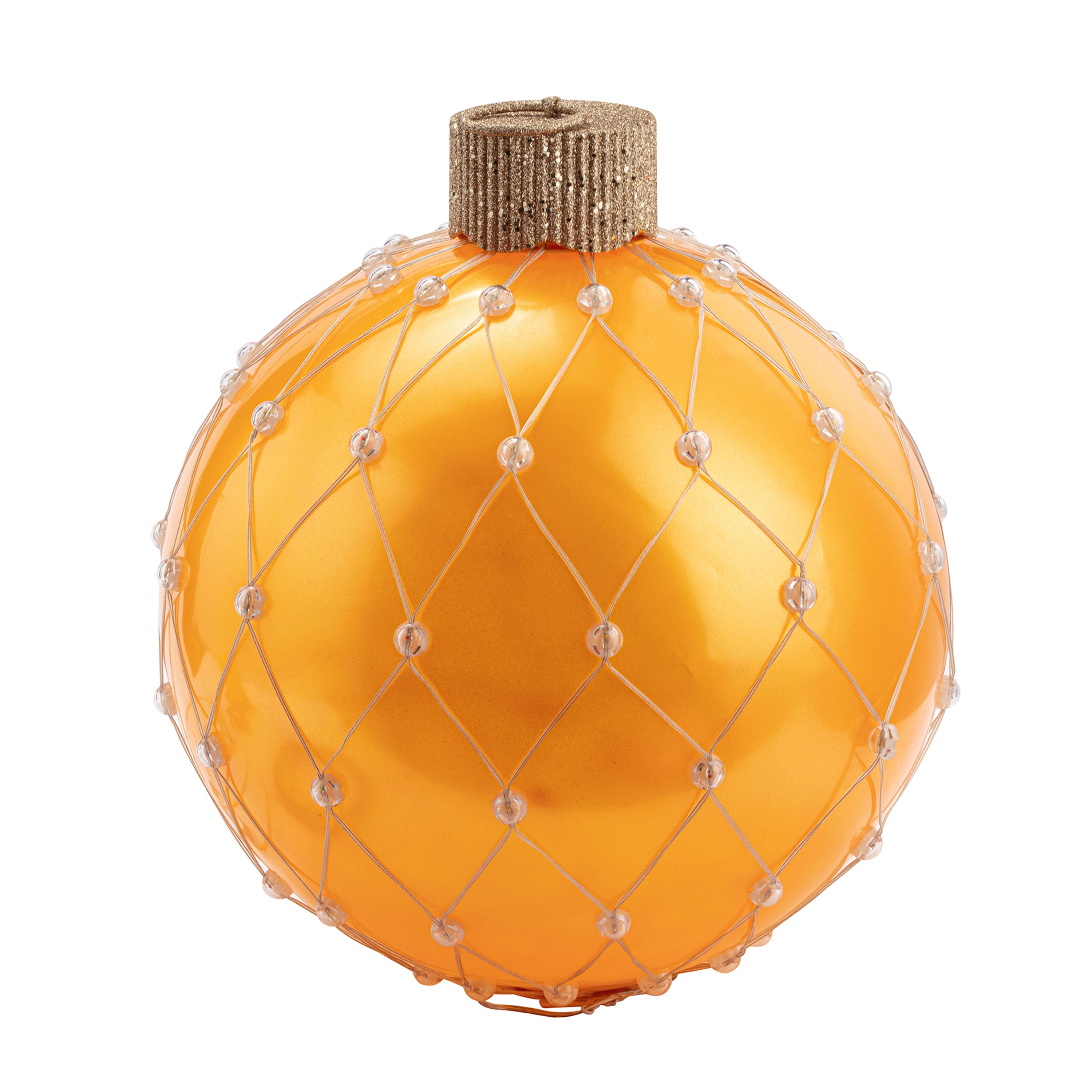 21" Gold Outdoor Lightshow Ornament