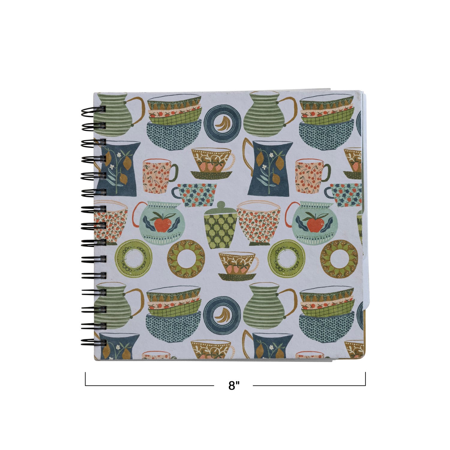 Hello Honey® 8" Multicolor Spiral Bound Paper Recipe Journal