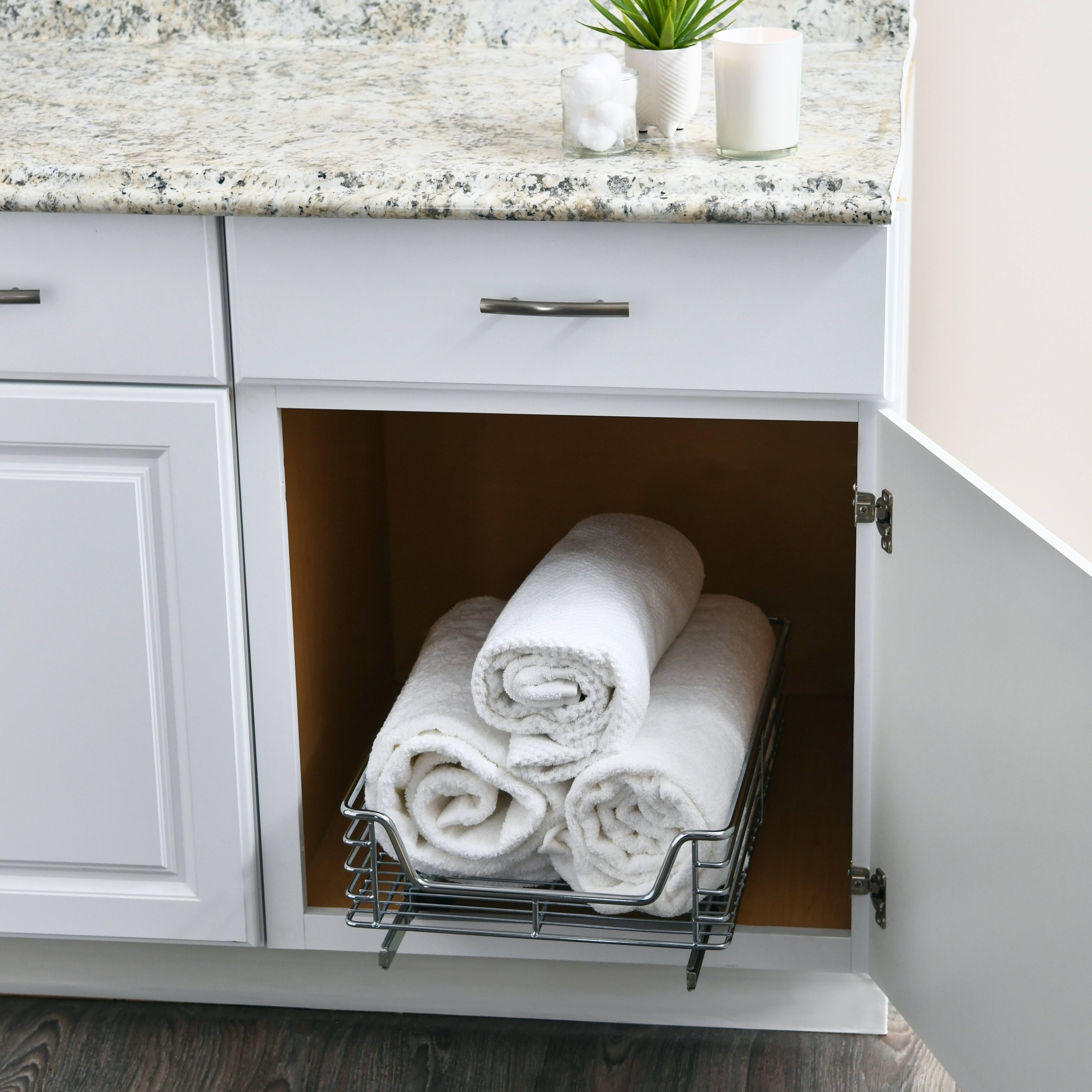 Household Essentials Glidez Chrome Cabinet Organizer