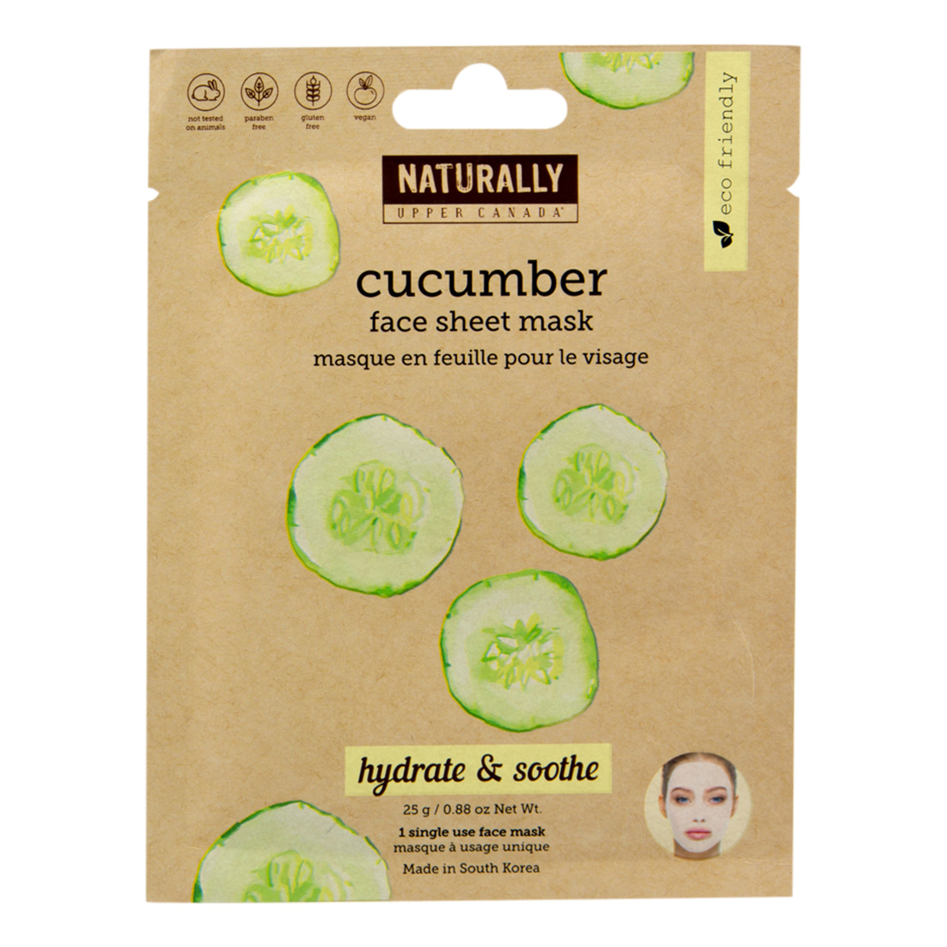 Naturally Cucumber Face Sheet Mask