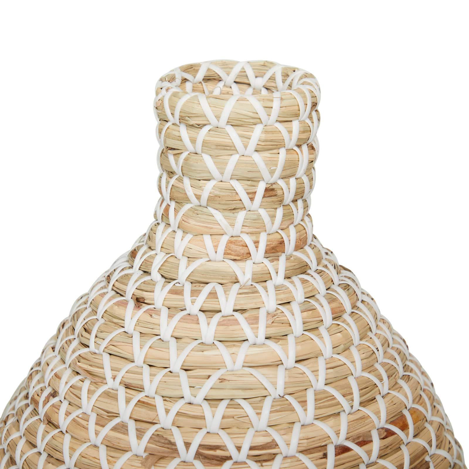 Brown Seagrass Tall Woven Floor Vase 11&#x22; x 11&#x22; x 20&#x22;