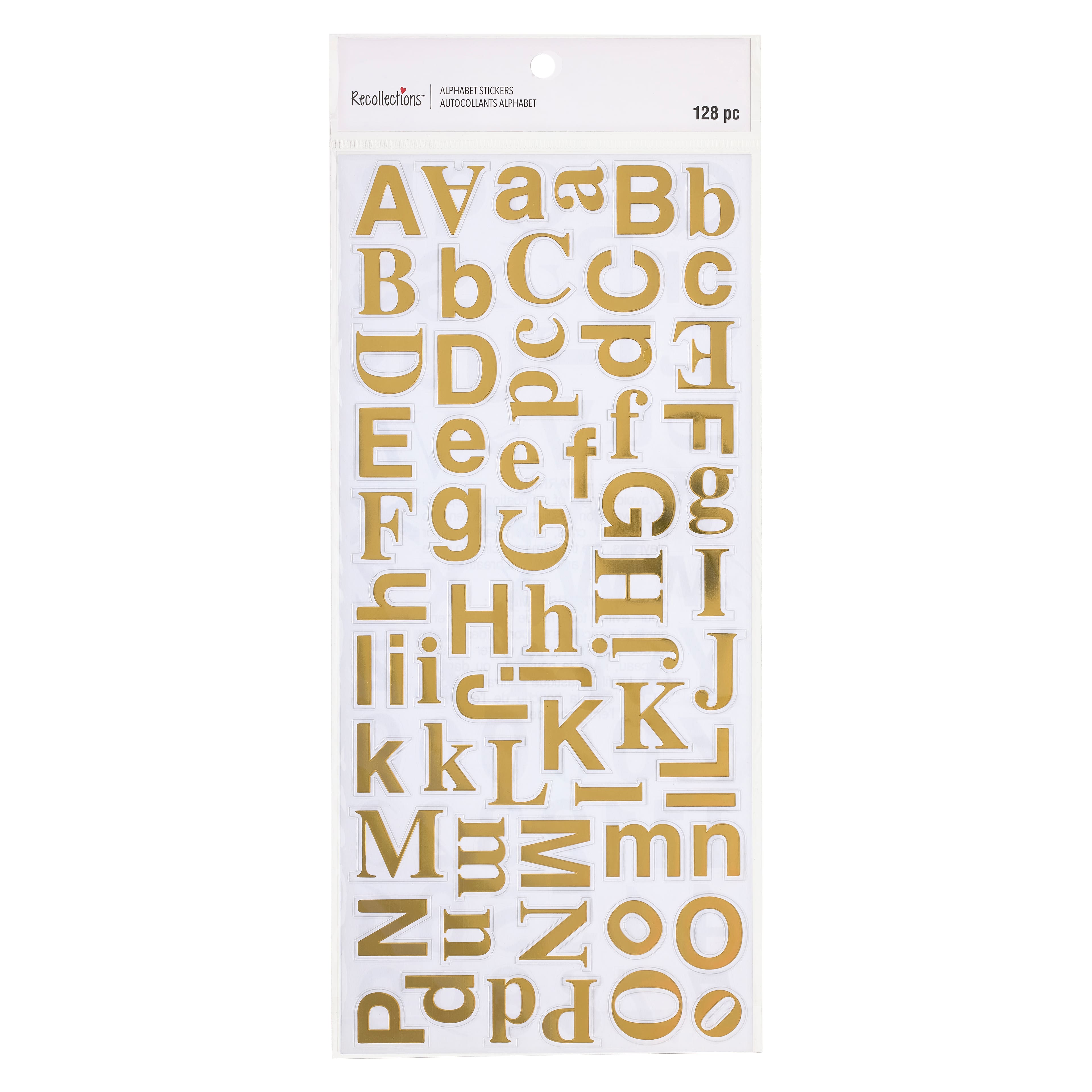 Gold Foil Alphabet Stickers by Recollections™