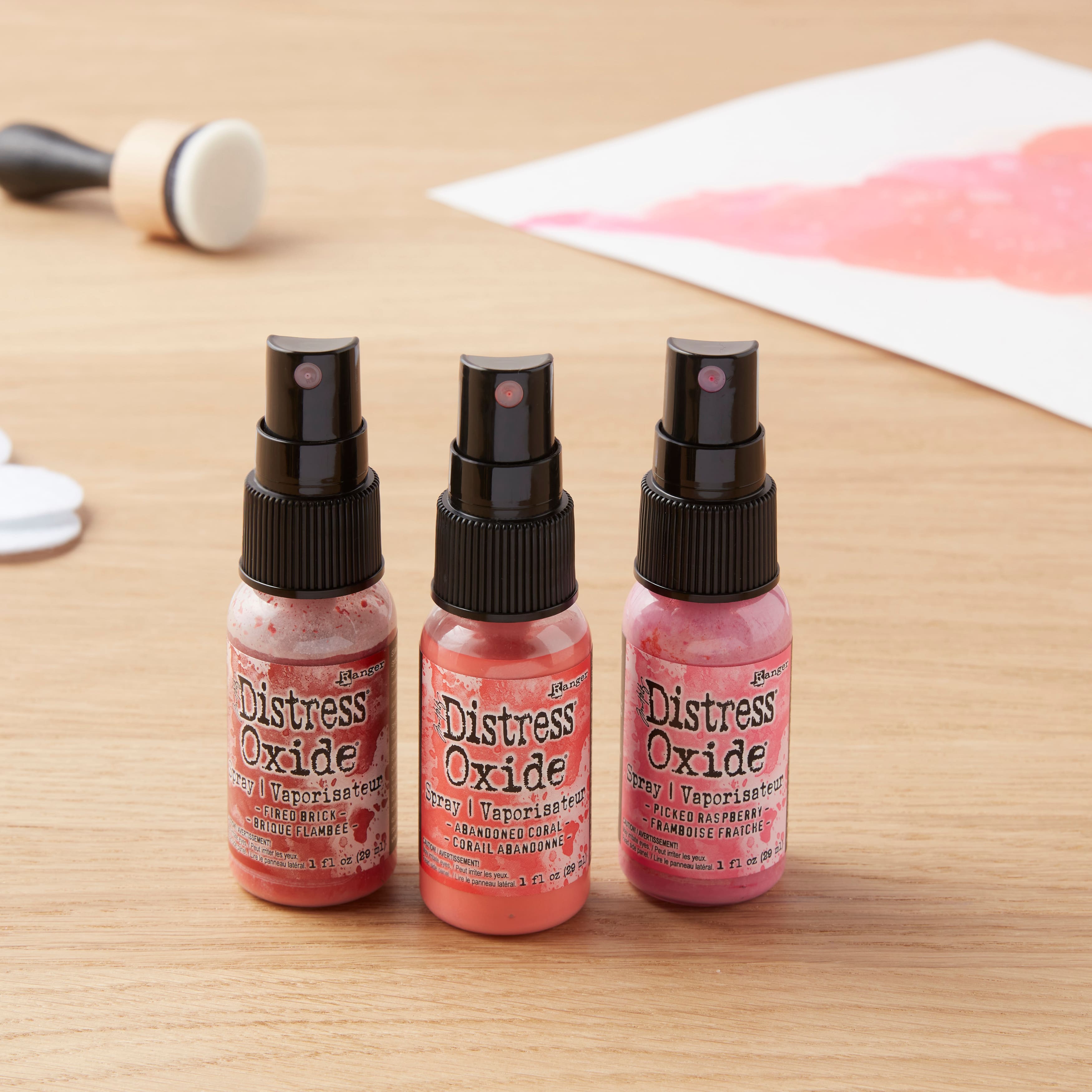 6 Packs: 3 ct. (18 total) Tim Holtz Distress&#xAE; Oxide&#xAE; Spray Set 1