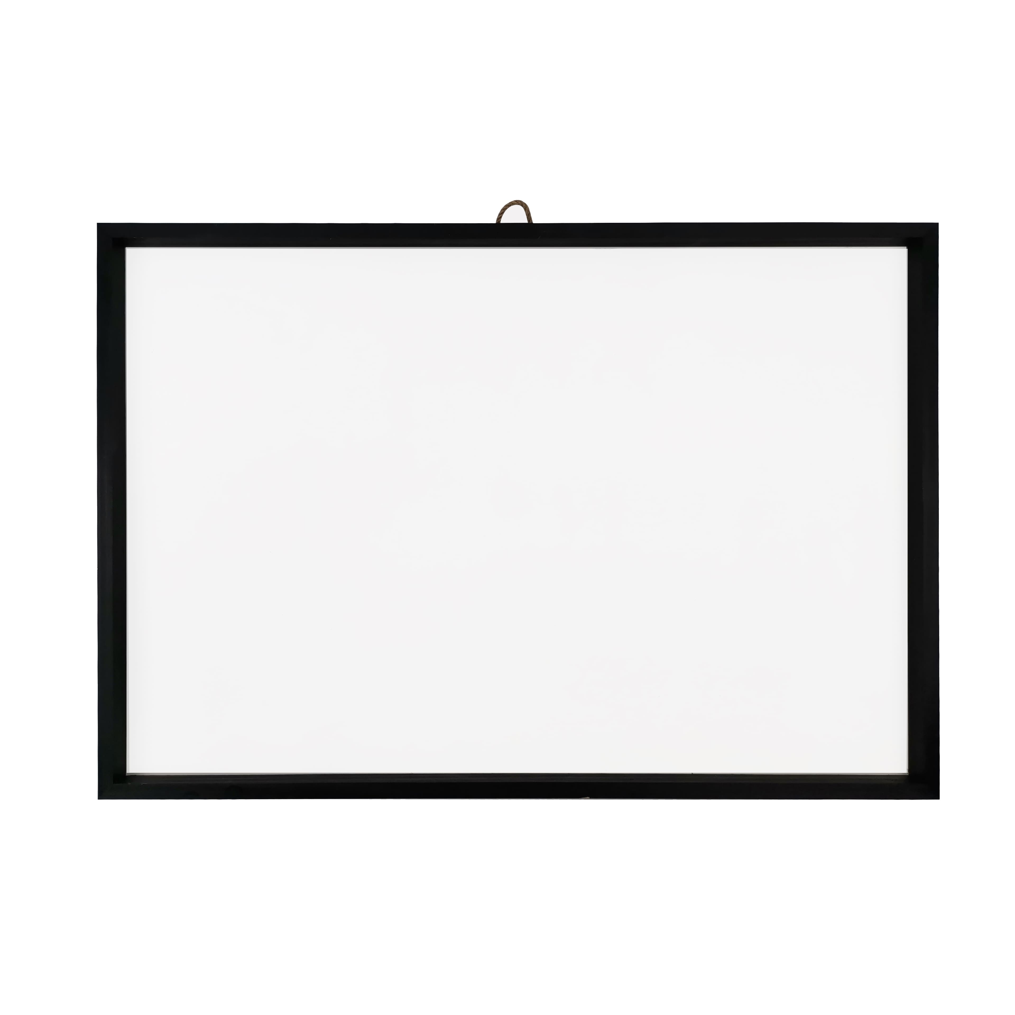 6 Pack: 17&#x22; x 25&#x22; White Plaque with Black Wood Frame by Make Market&#xAE;