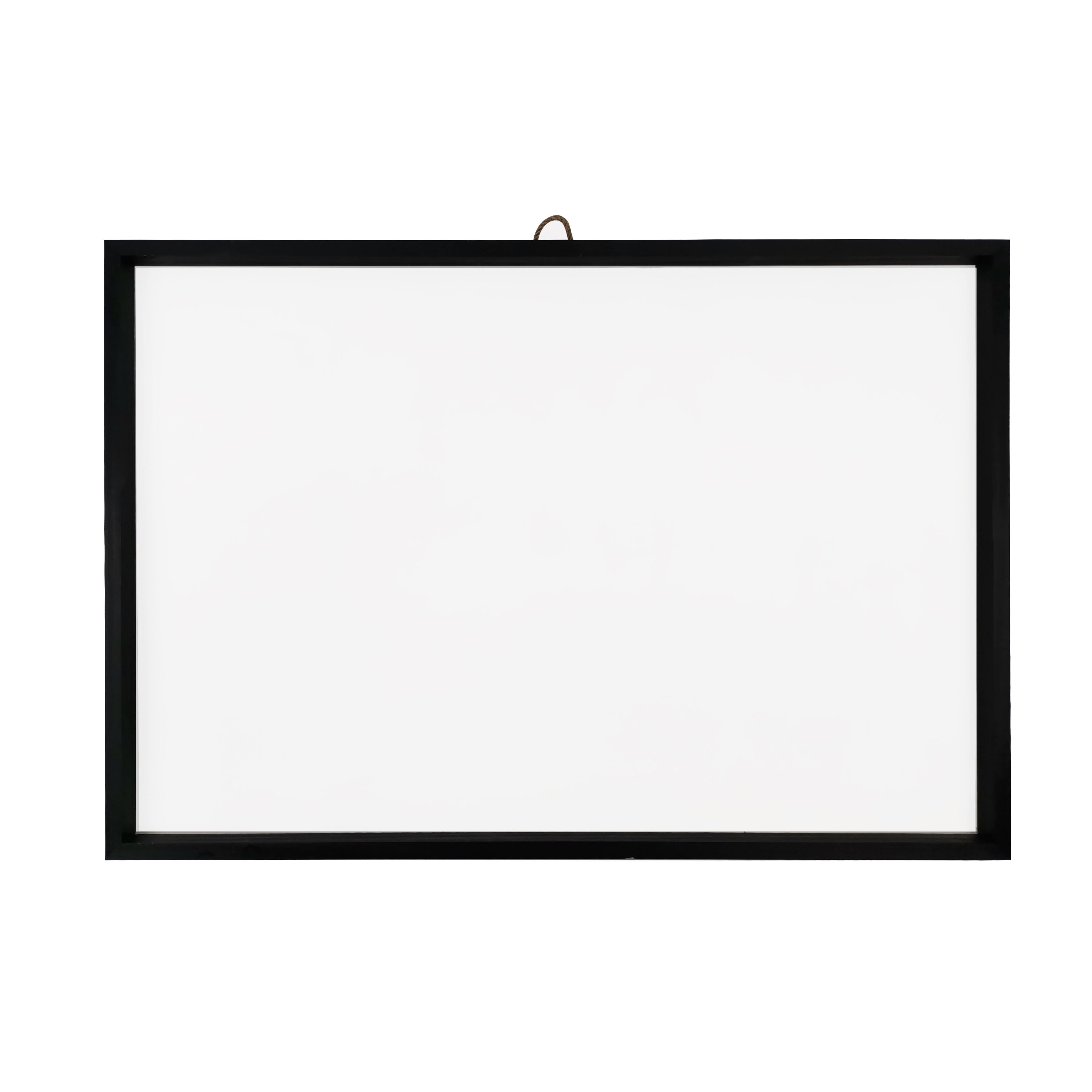 17" x 25" White Plaque with Black Wood Frame by Make Market®